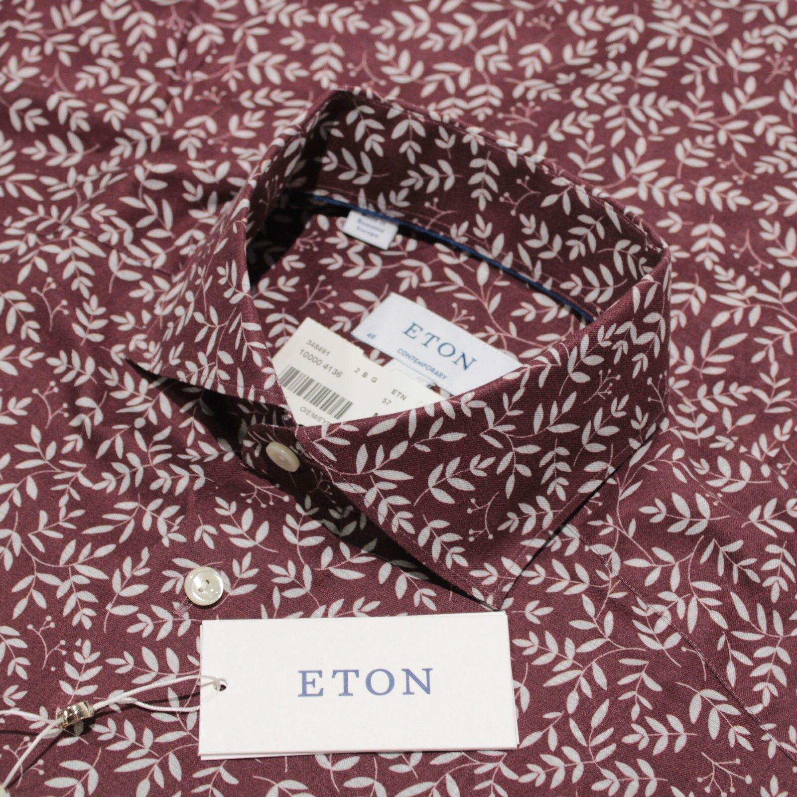 Eton Eton New with tags Shirt Size M US In Red Size US M / EU 48-50 / 2 - 1 Thumbnail