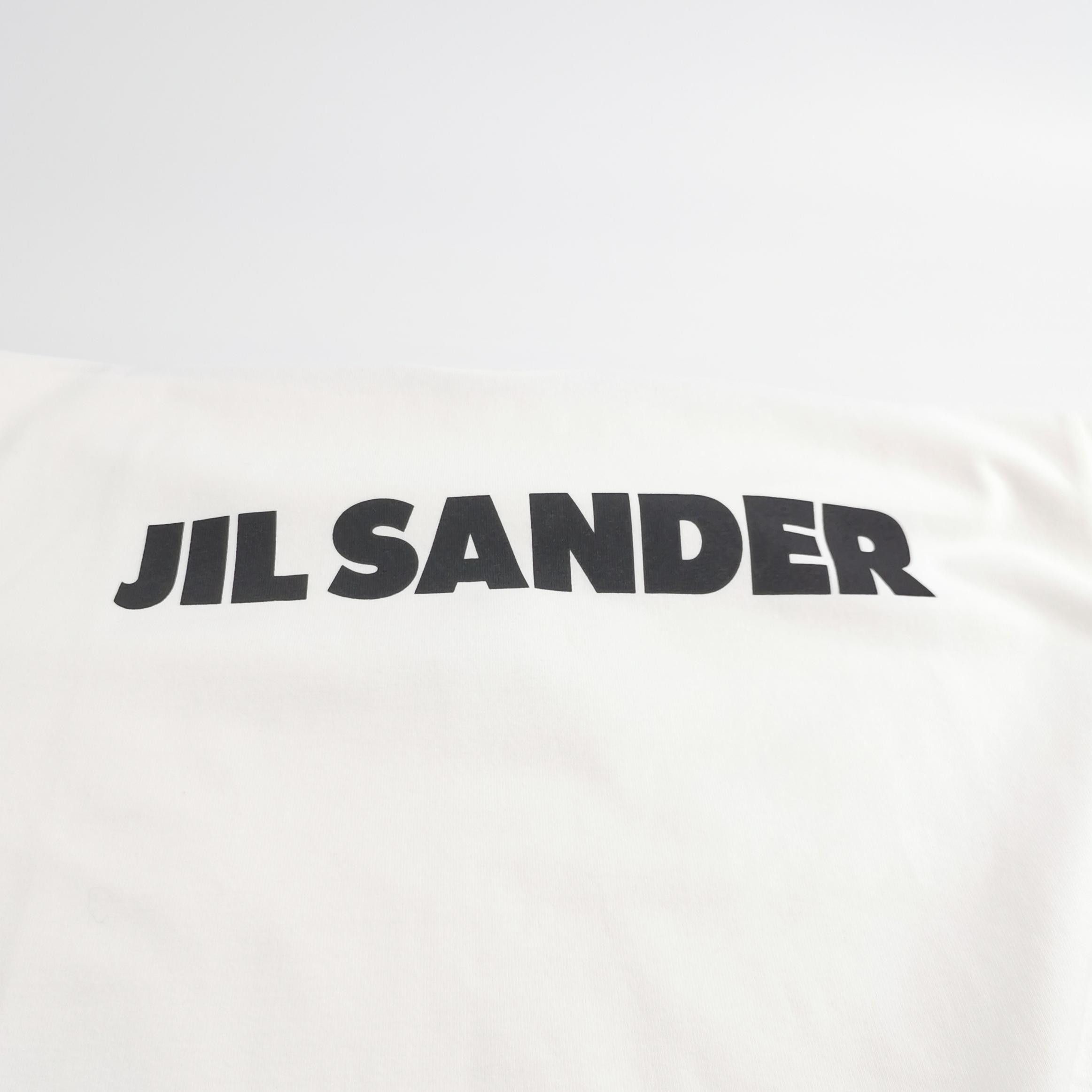 Jil Sander JIL SANDER JIL SANDER Cotton Letter Logo Round Neck T-Shir Size US M / EU 48-50 / 2 - 4 Thumbnail