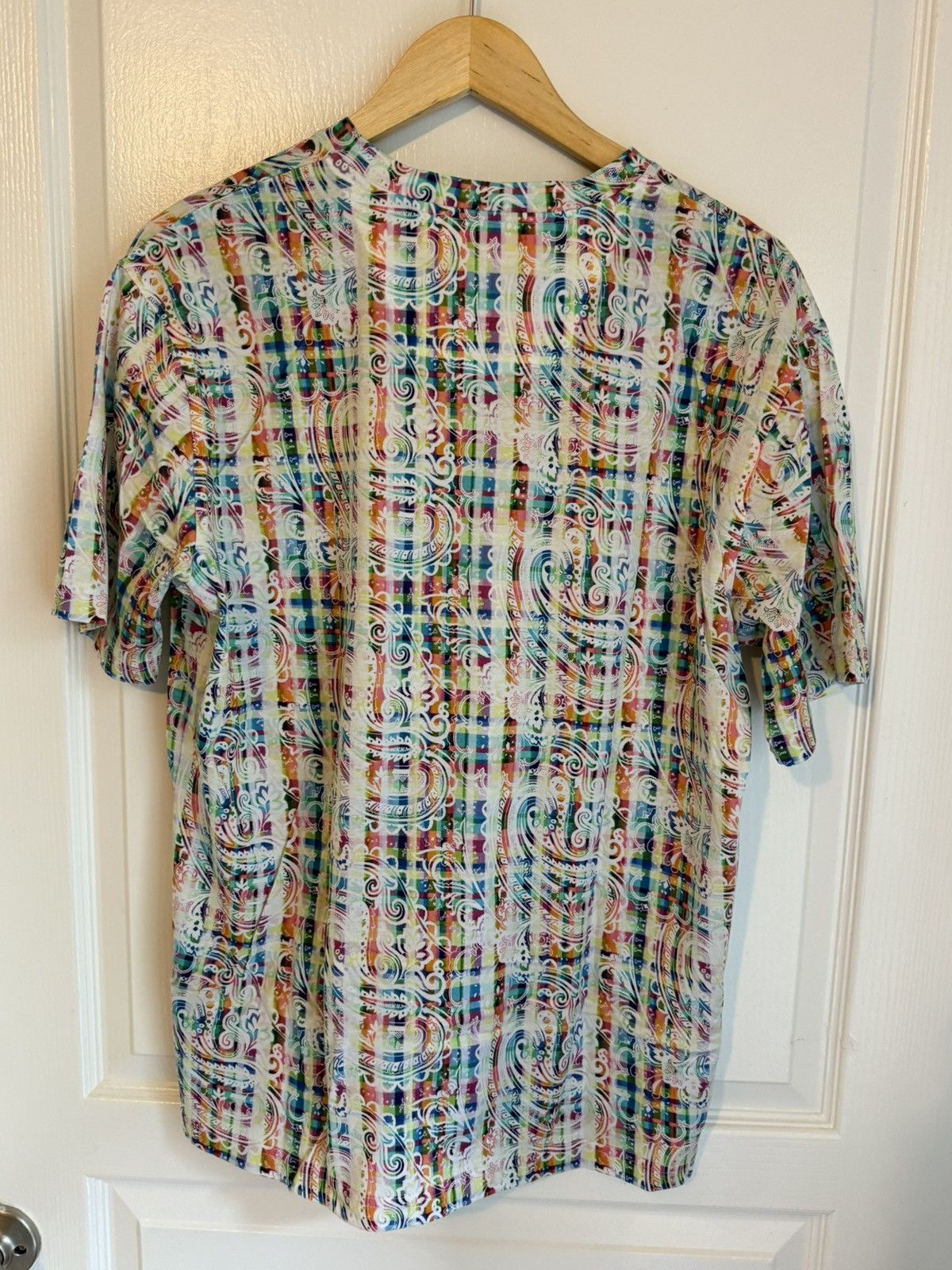 Robert Graham Multicolor Paisley & Plaid Print by Robert Graham Size US L / EU 52-54 / 3 - 3 Thumbnail