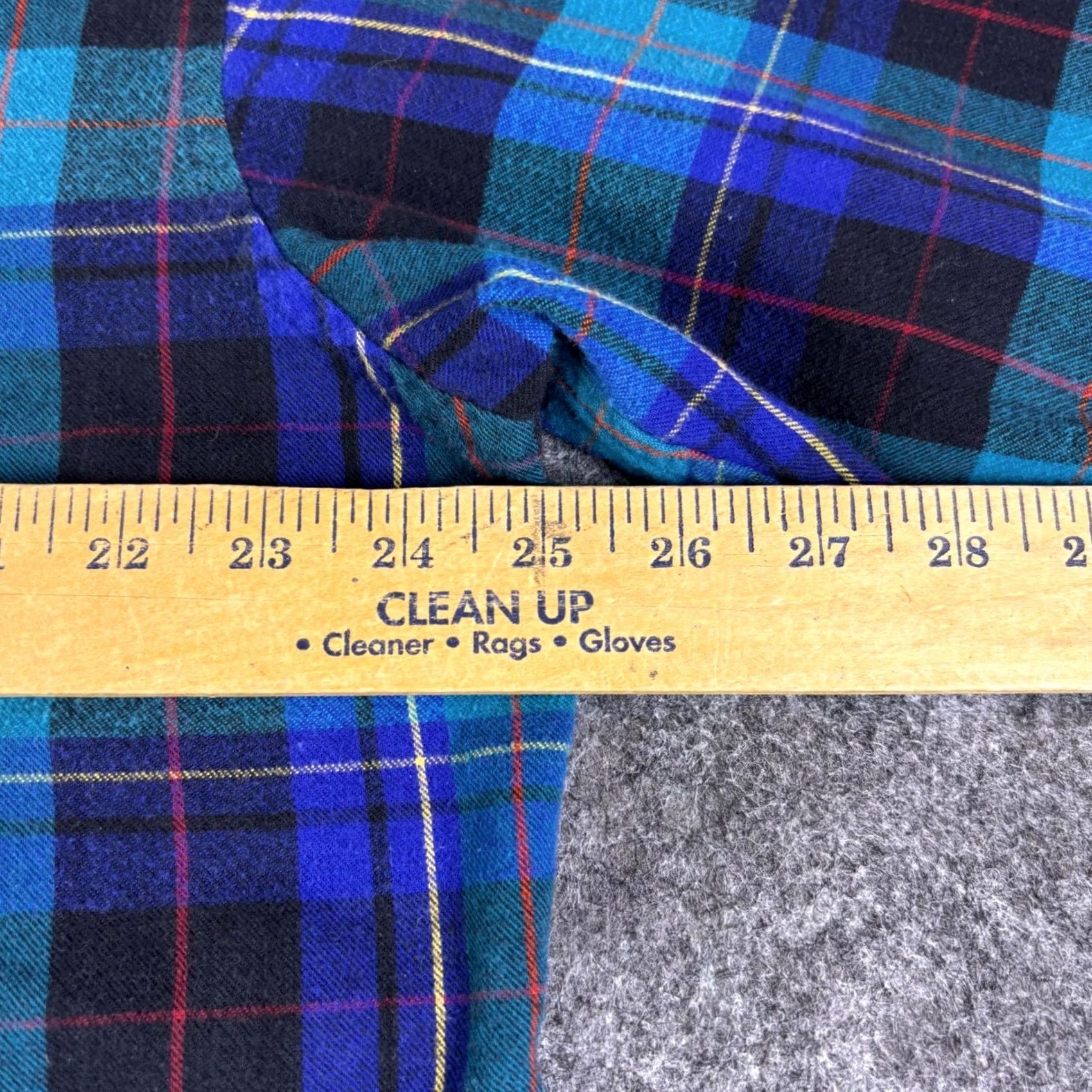 Vintage Woolrich Shirt Plaid Flannel Button-Up Long Sleeve Cotton Men XL Blue Black Casual Cardigan Not Included Size US XL / EU 56 / 4 - 3 Thumbnail