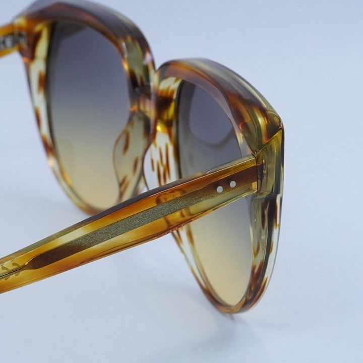 Celine Celine CL40048I 56B Women Sunglasses Havana Cat Eye Frame Size ONE SIZE - 5 Thumbnail