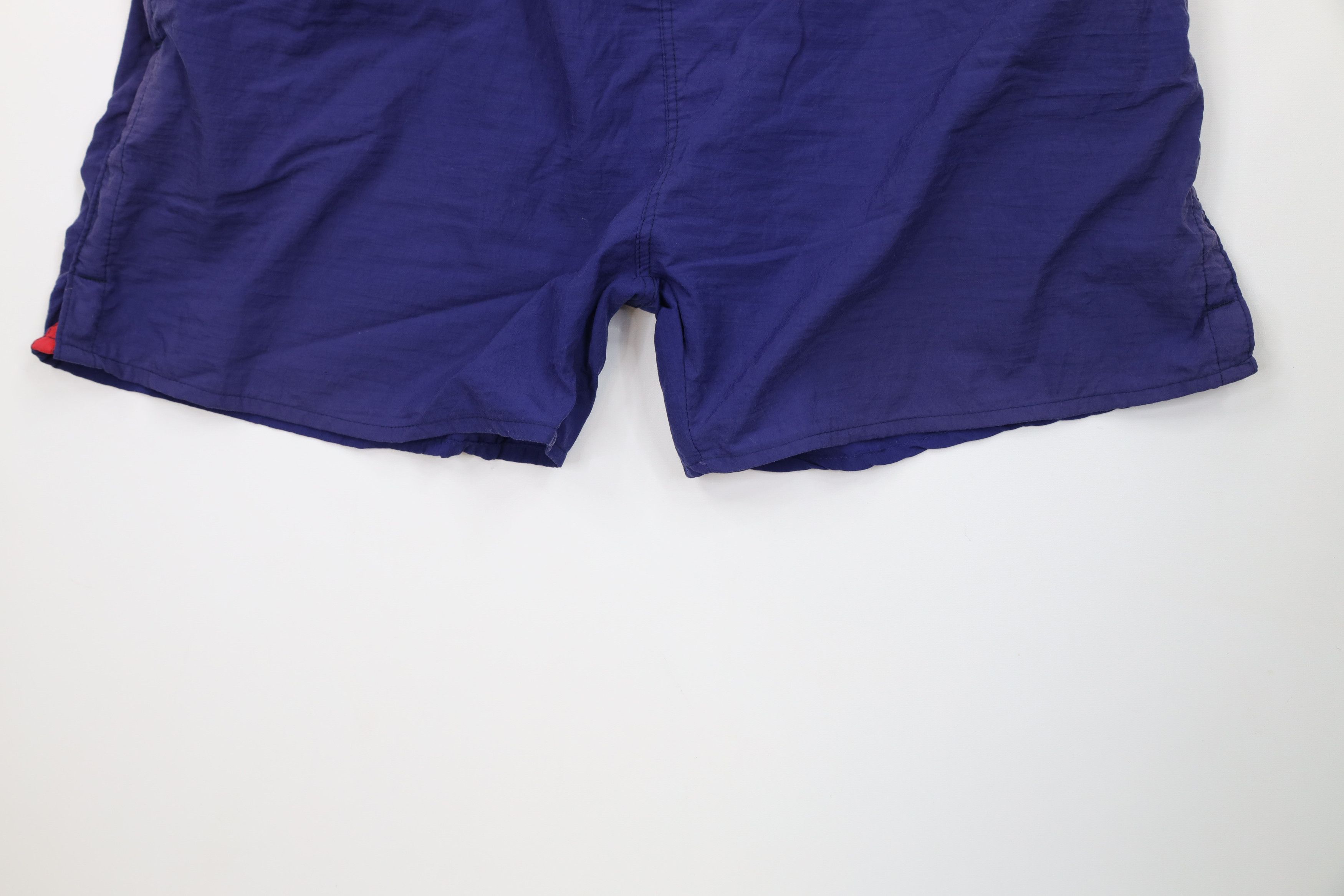 Vintage Vintage 90s Streetwear Faded Above Knee Lined Shorts Trunks Size US 34 / EU 50 - 4 Thumbnail