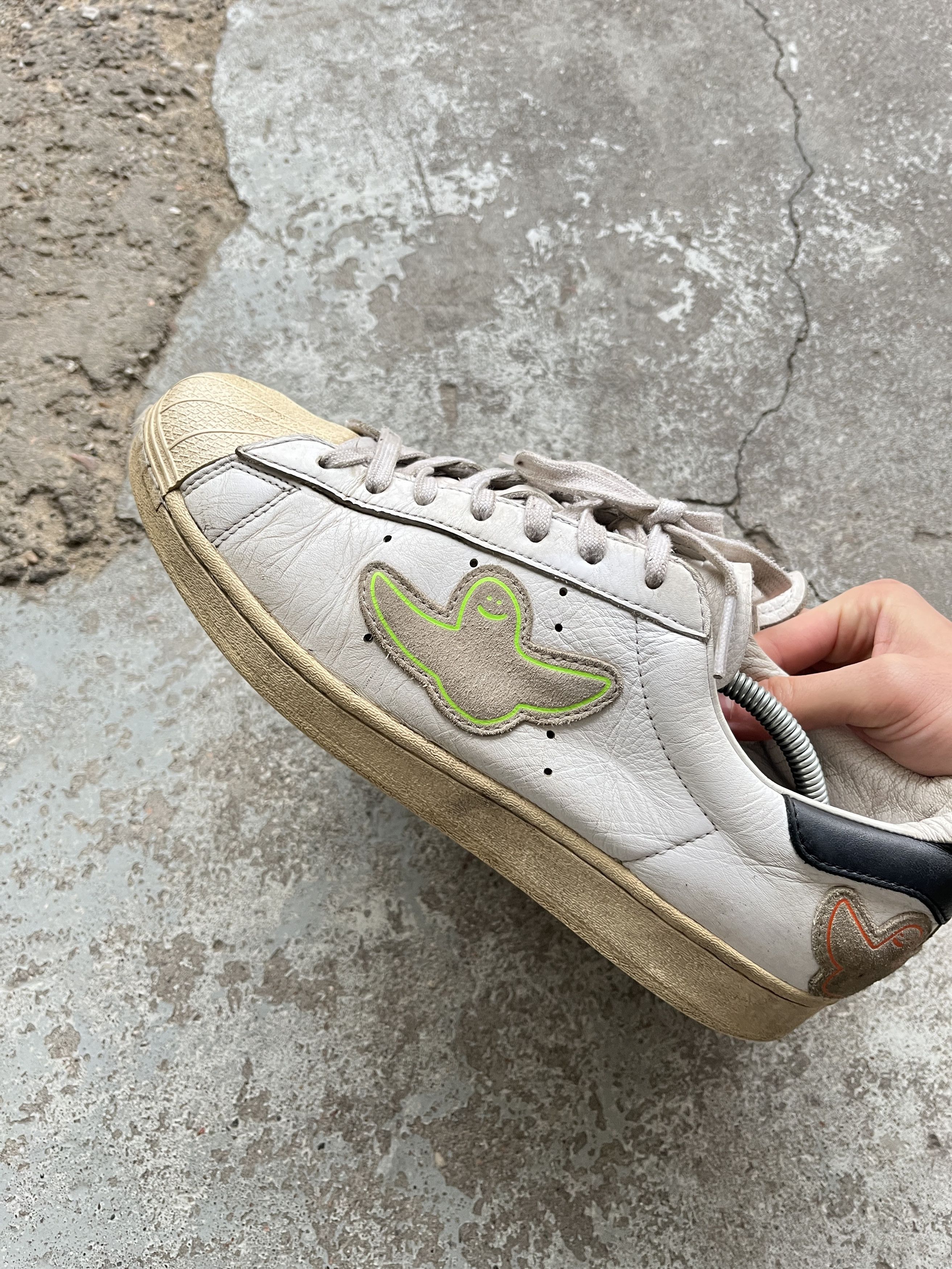 Adidas Adidas Superstar x Mark Gonzales “Ghosts” Size US 12.5 / EU 45-46 - 4 Thumbnail