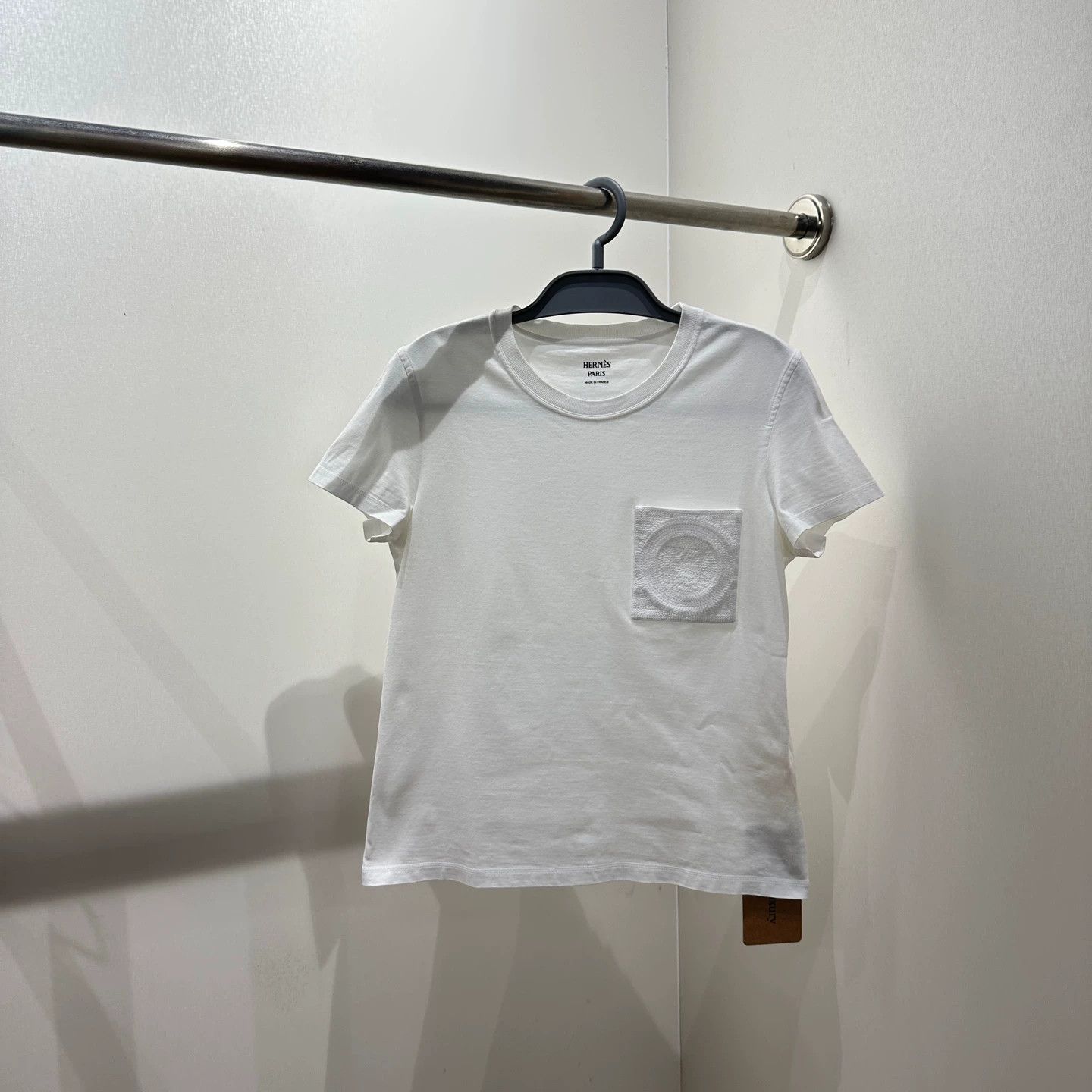 Hermes Hermes Classic H pocket short-sleeve T-shirt 36 Size XS / US 0-2 / IT 36-38 - 1 Thumbnail