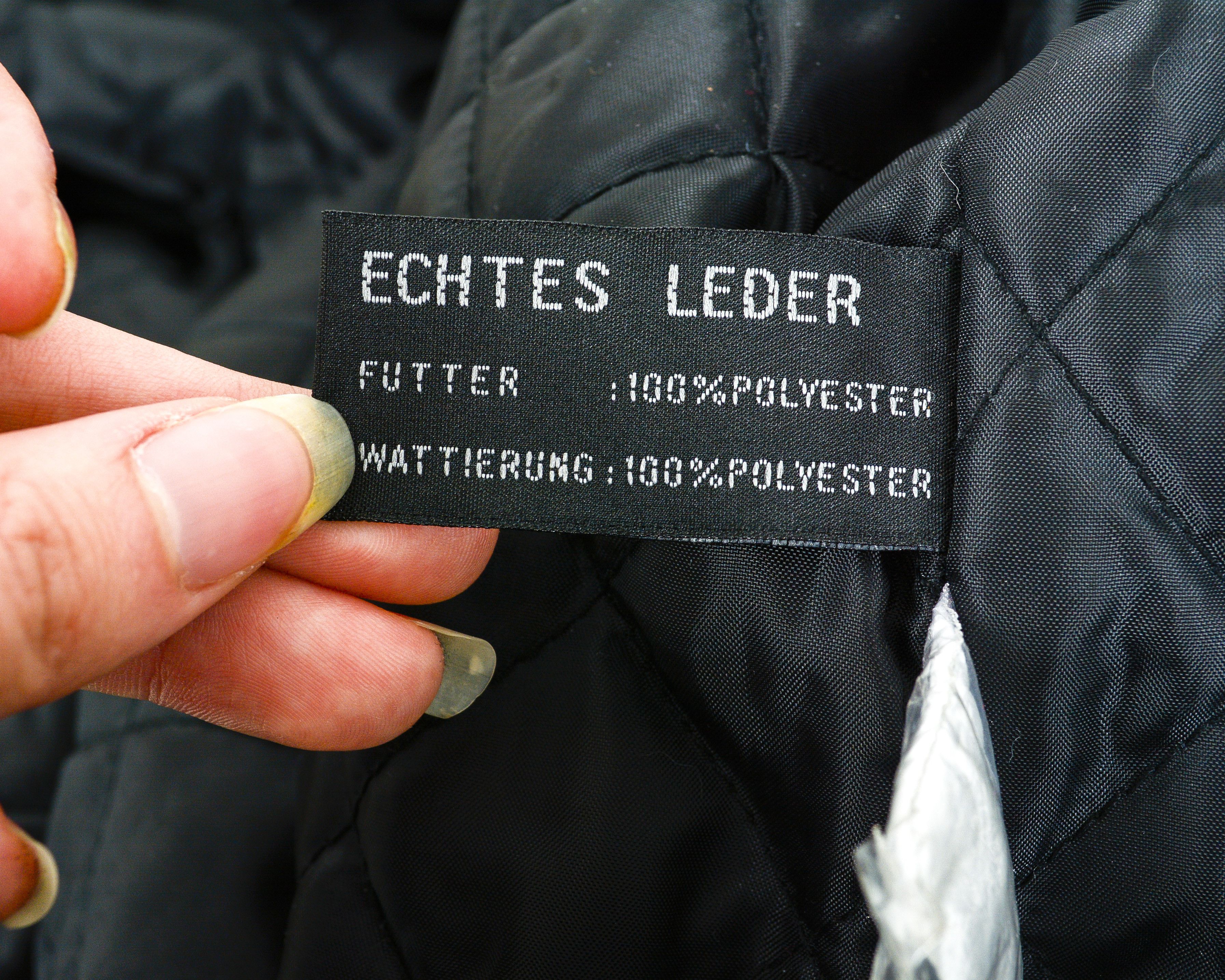 Leather Henry Monell Uk 44 Us Leather Over Coat Jacket XL Biker Size US XL / EU 56 / 4 - 7 Thumbnail