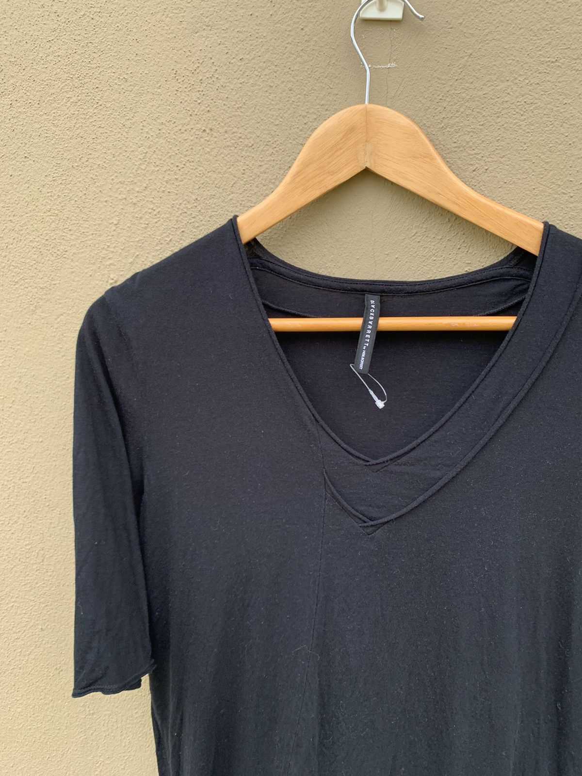 Black Barrett Black Barrett by Neil Barrett Strech soft Distress Tee Size US M / EU 48-50 / 2 - 2 Thumbnail