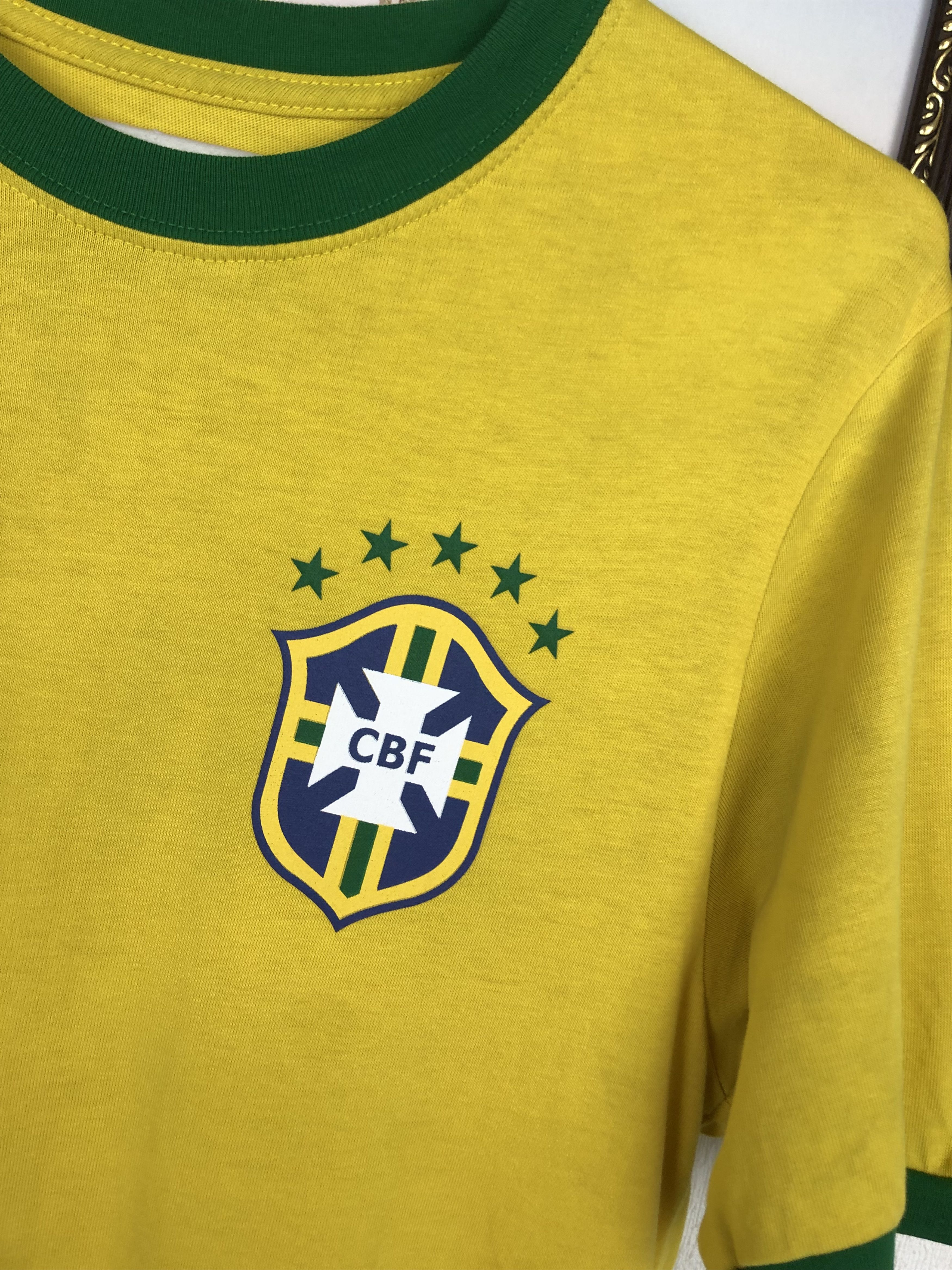 Nike Nike Brazil Football Shirt Soccer Train Jersey National Team Size US M / EU 48-50 / 2 - 3 Thumbnail