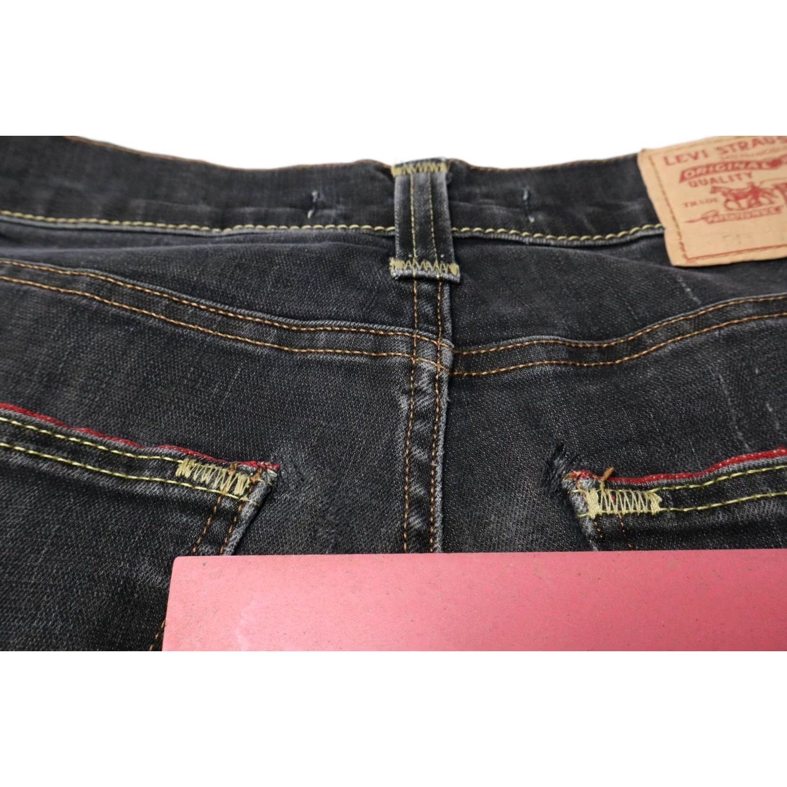 Levi's LEVI'S 511 Jeans Slim Men's W32/L32 Whiskers Fade Distressed Stretch Denim 5-Pocket Solid Gray Vintage? No Size US 32 / EU 48 - 8 Thumbnail
