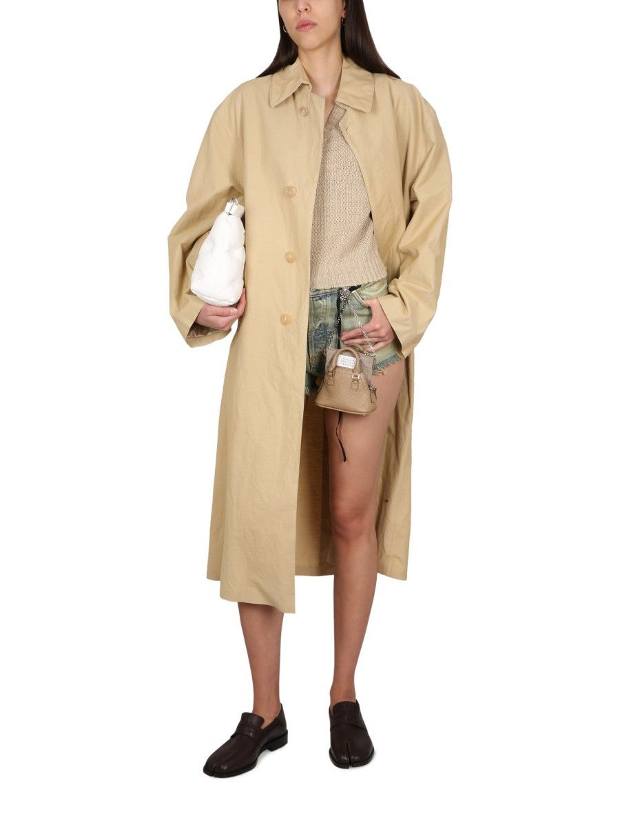 Maison Margiela o1y0625 Trench Coat in Beige Size XS / US 0-2 / IT 36-38 - 4 Thumbnail