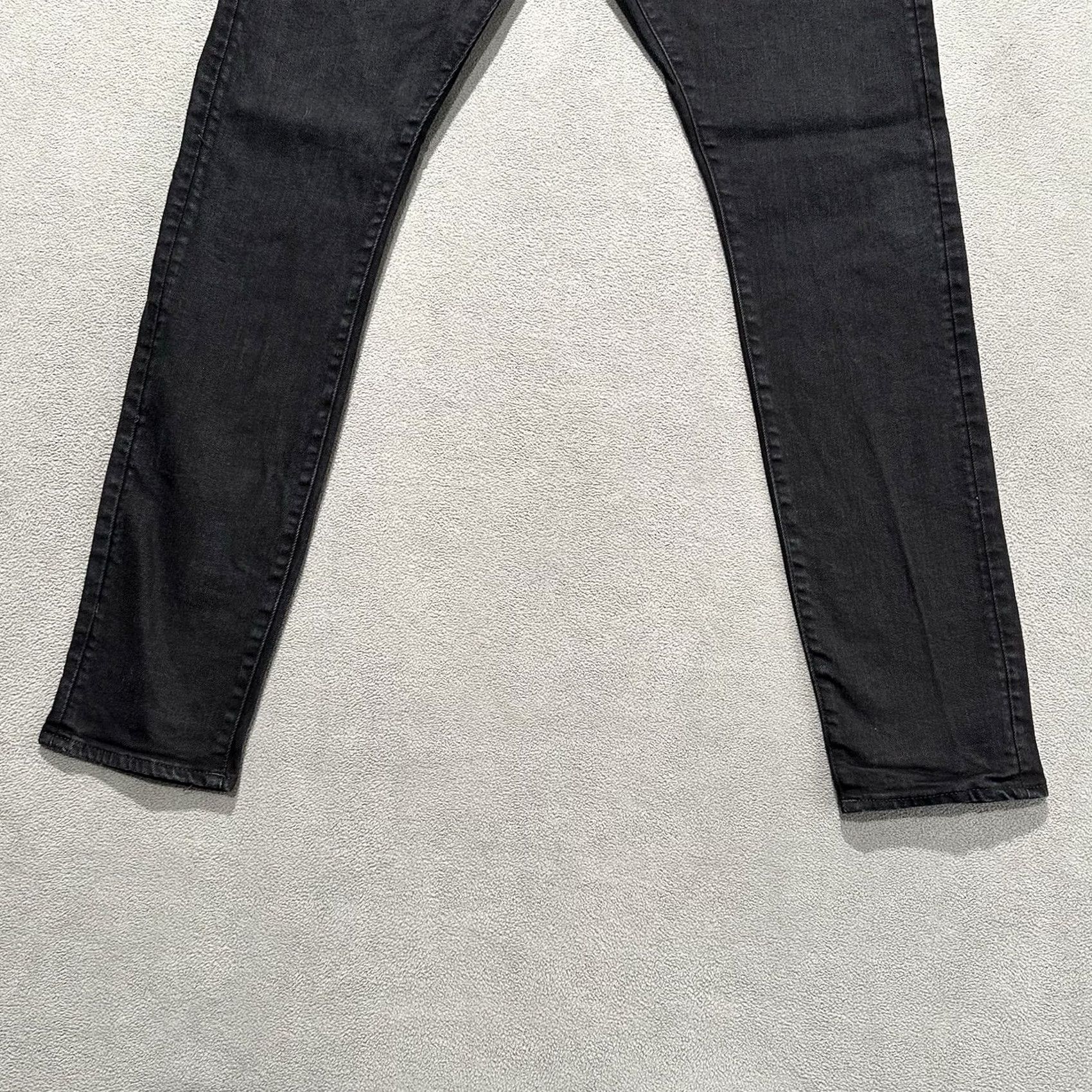 G-Star VINTAGE G-Star Jeans Mens 33x32 Faded Black 3301 Skinny Size US 33 - 5 Thumbnail