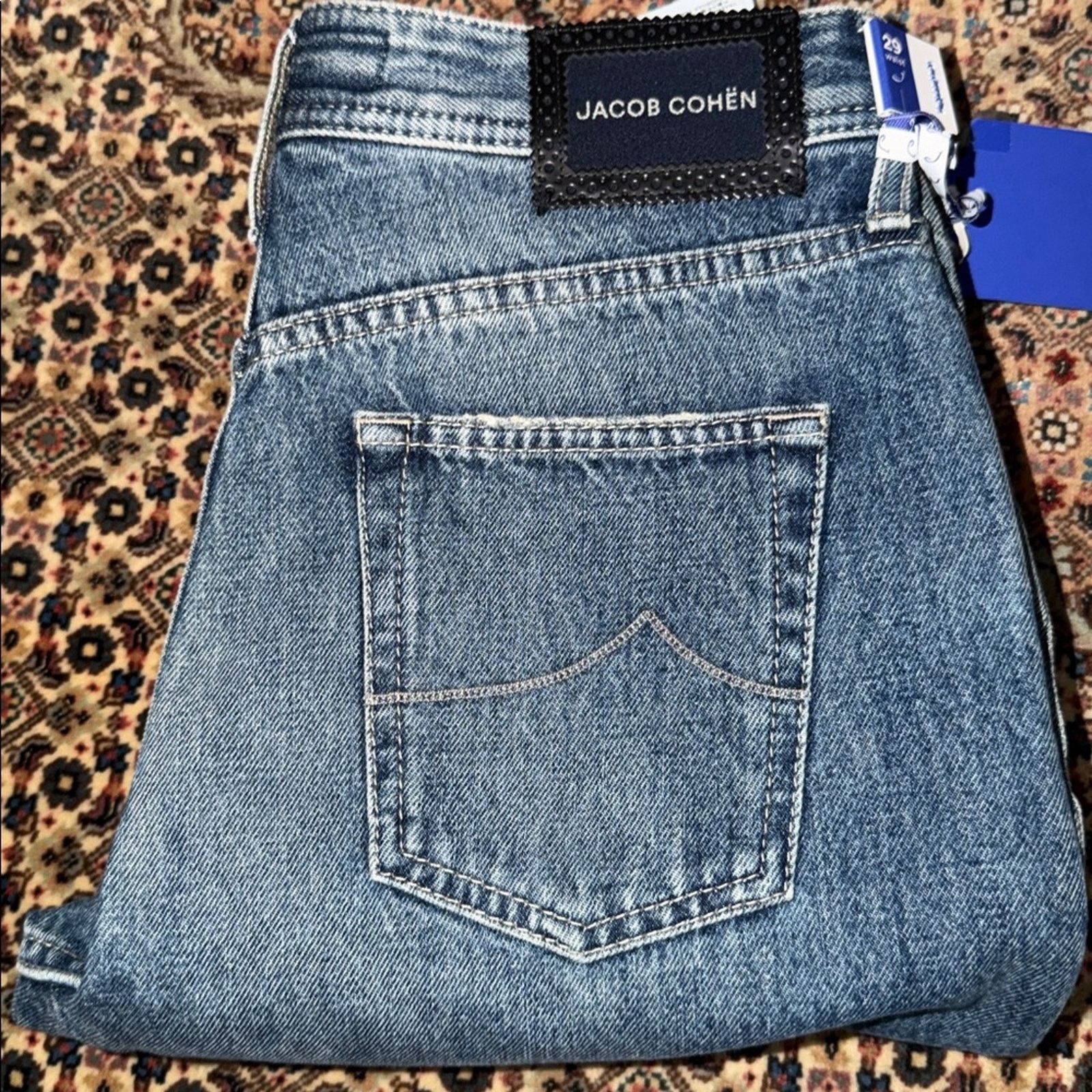 Jacob Cohen Jacob Cohen Classic Indigo Men's Jeans Size 29 Size US 29 - 1 Thumbnail