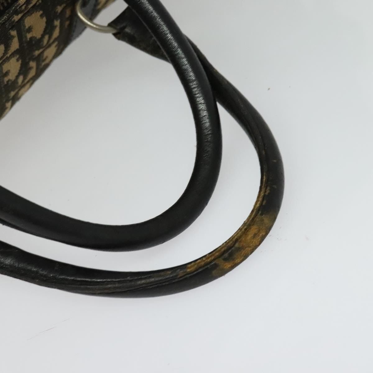 Dior DIOR Trotter Canvas Boston Bag Navy Gold Size ONE SIZE - 7 Thumbnail
