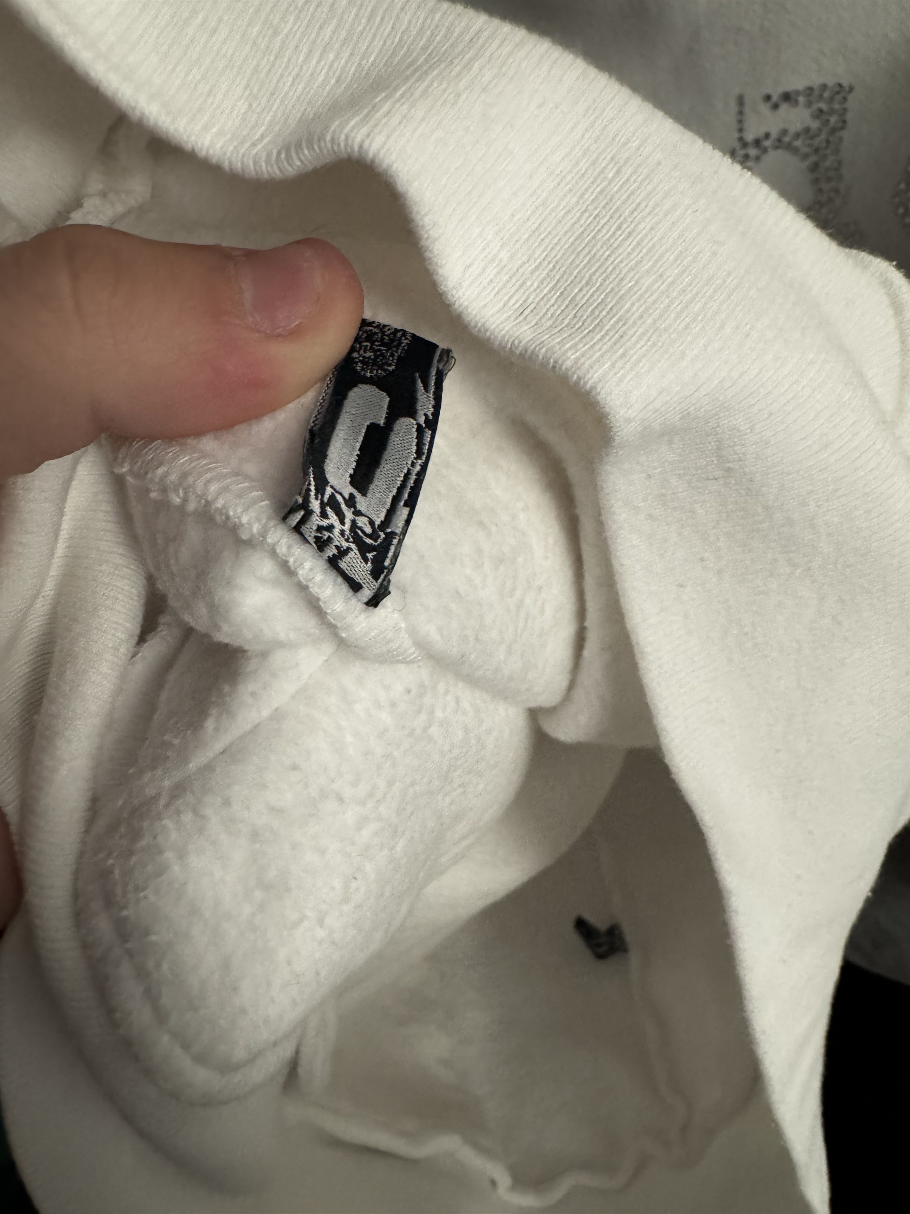 Sp5der Sp5der OG Rhinestone Logo Hoodie White Size US M / EU 48-50 / 2 - 3 Thumbnail