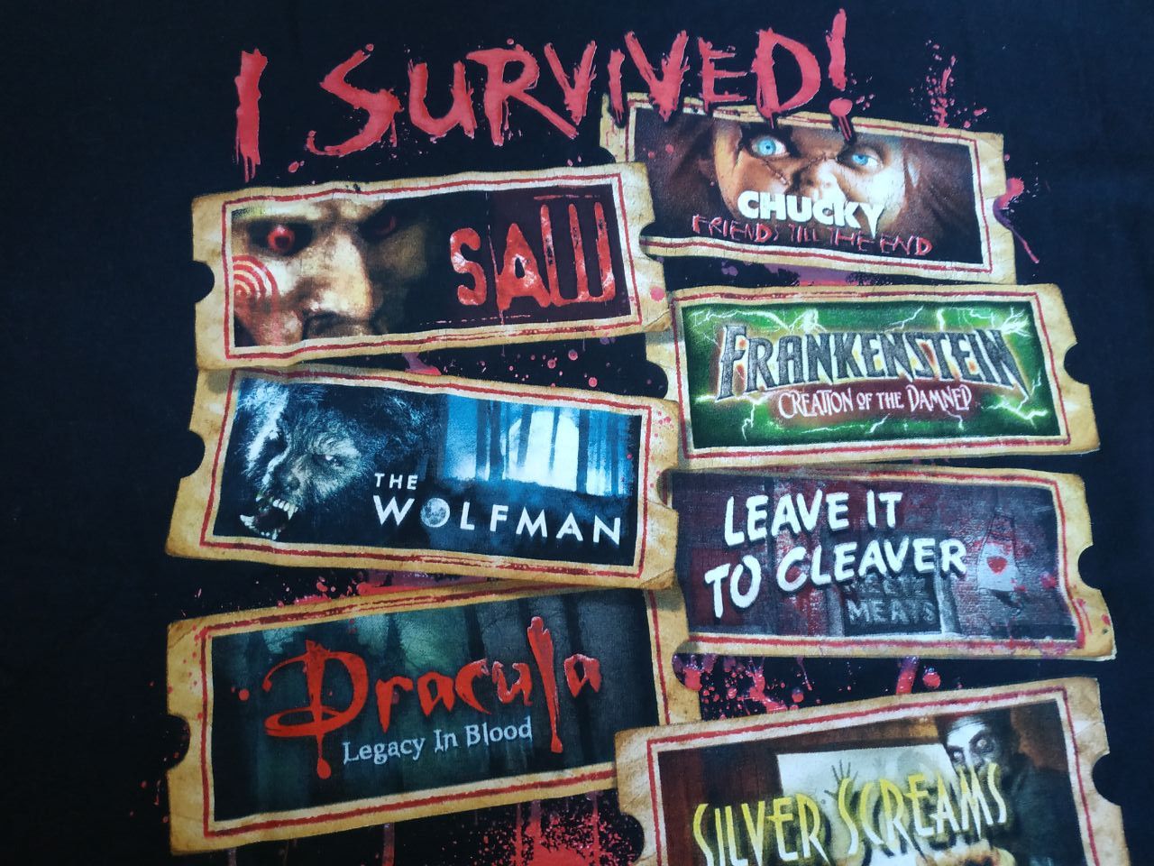Universal Studios Vintage 2009 Universal Studios Halloween Horror Nights IT'S Size US L / EU 52-54 / 3 - 5 Thumbnail