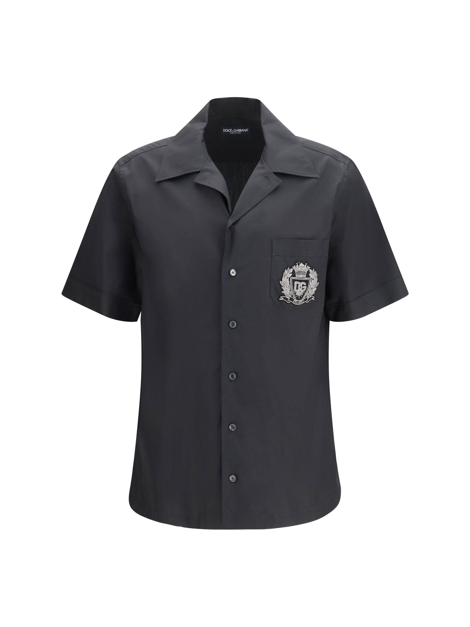 Dolce & Gabbana Hawaii Shirt in cotton poplin Size US XL / EU 56 / 4 - 1 Thumbnail