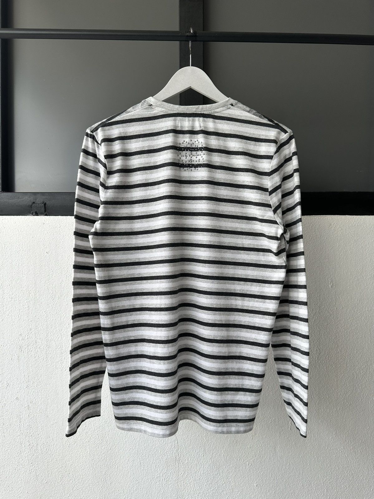 semanticdesign FW15 Semanticdesign poem striped tee long sleeve Size US M / EU 48-50 / 2 - 10 Thumbnail