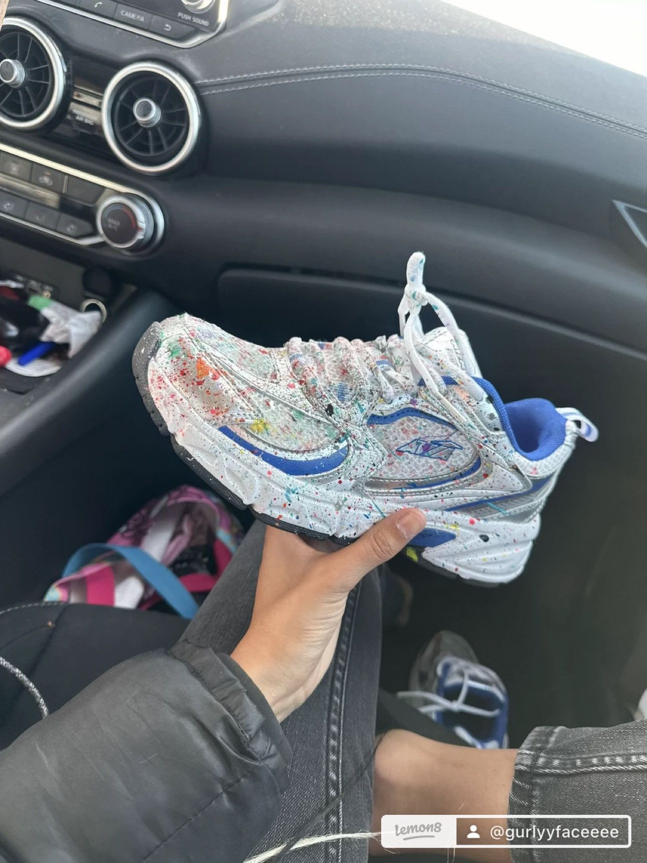 Avia 🎨 Custom Paint Splatter Shoes – All Sizes Available! Size US 9 / EU 42 - 5 Thumbnail