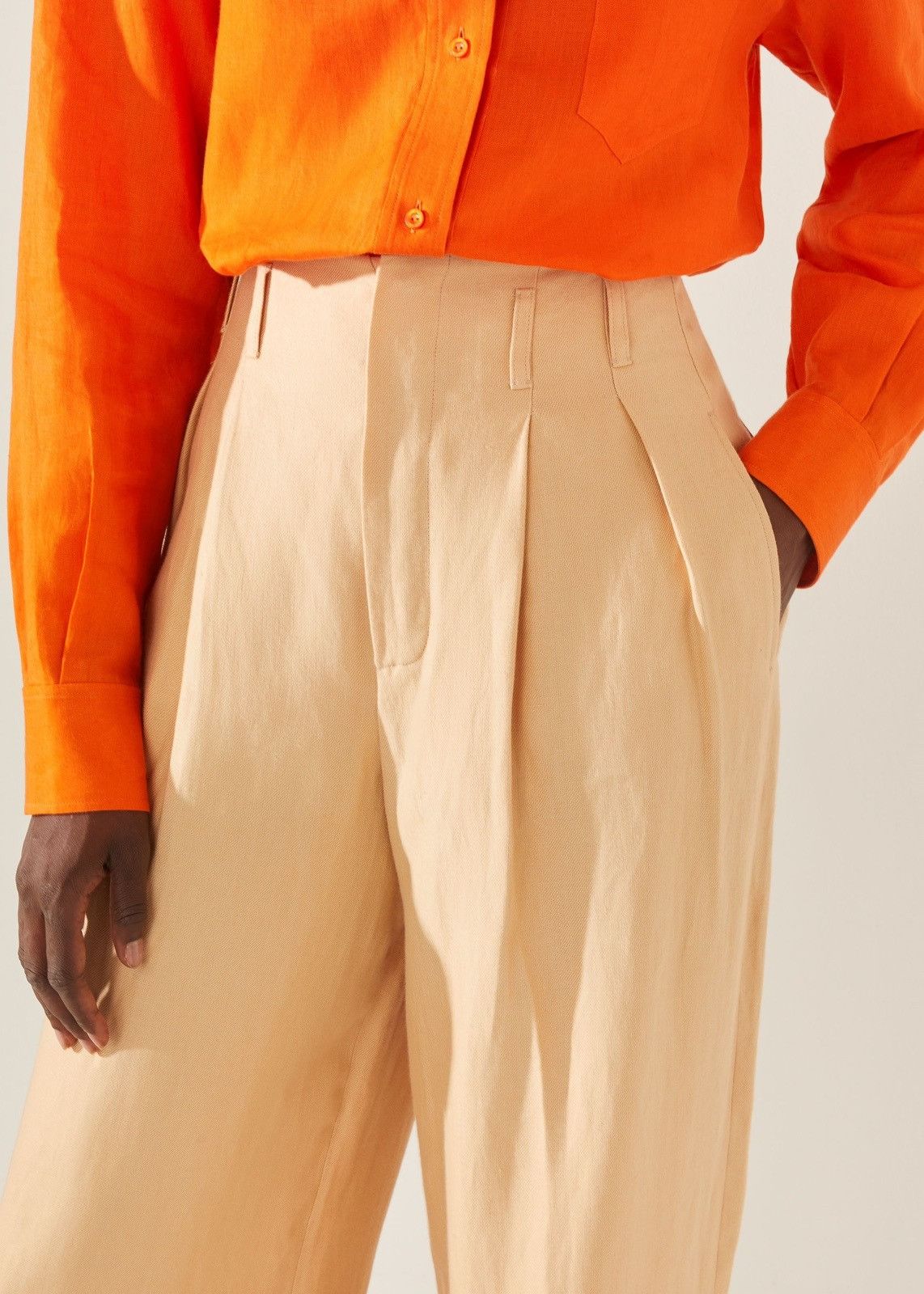 Loro Piana o1srvl11e0824 Thorne Pant in Beige Size 26" / US 2 / IT 38 - 5 Thumbnail
