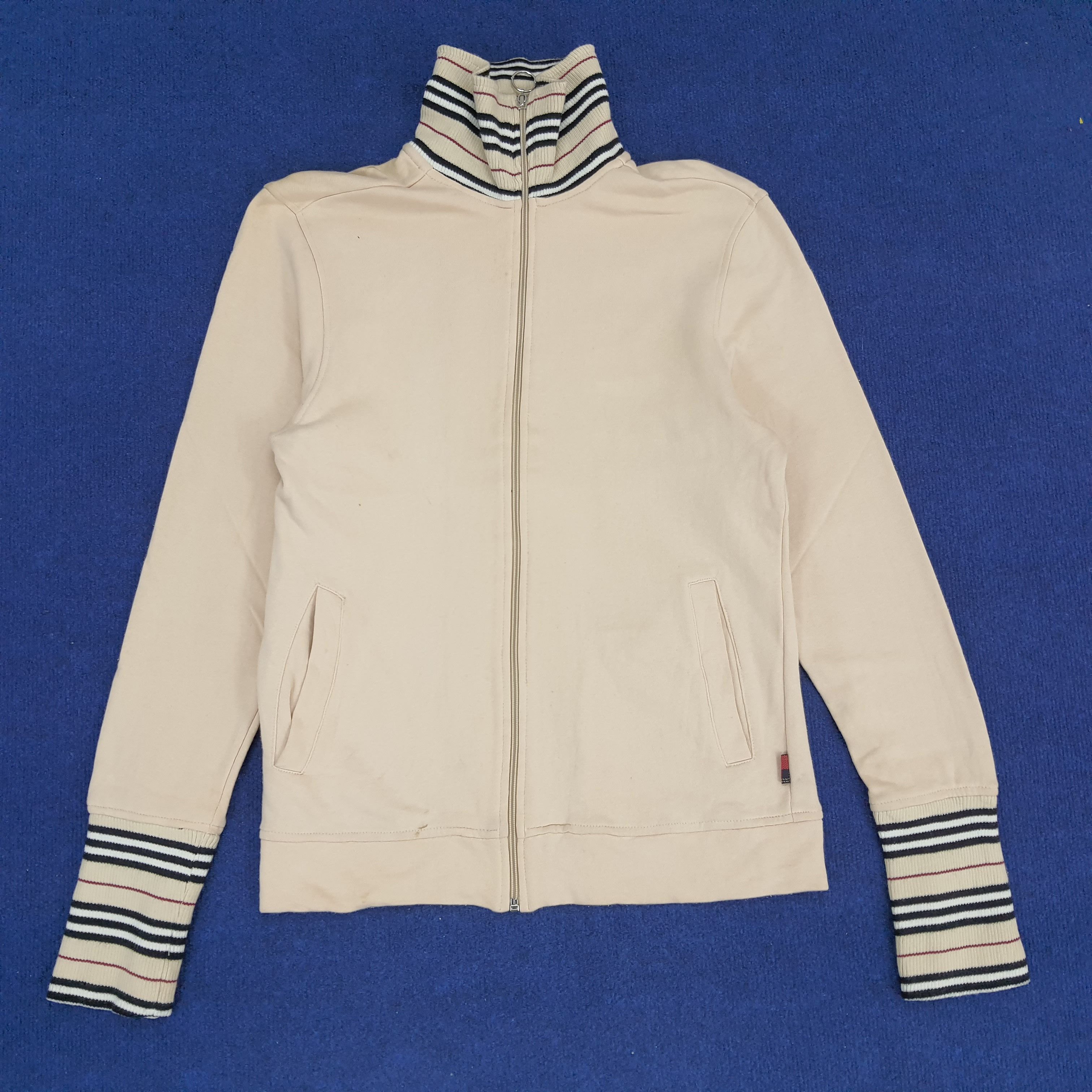 Burberry × Vintage Vintage Burberry London Zipper Sweatshirts Size US S / EU 44-46 / 1 - 1 Thumbnail