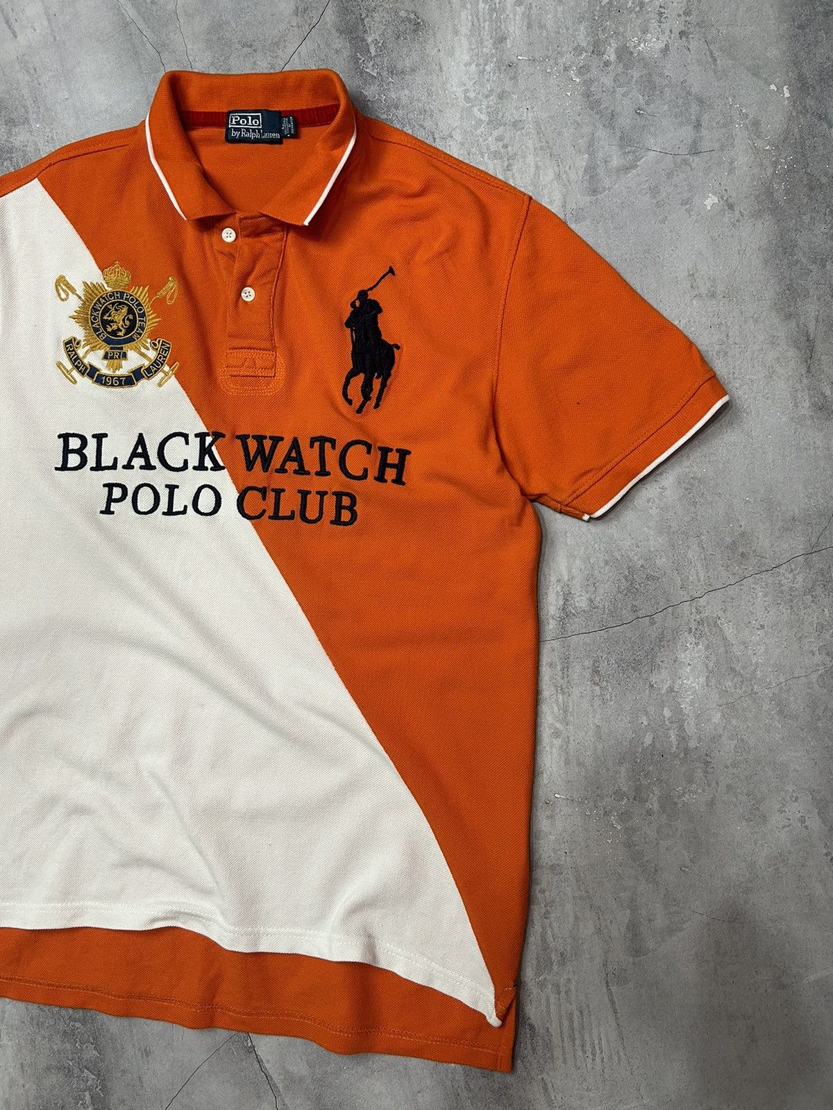 Polo Ralph Lauren × Vintage Polo Ralph Lauren blackwatch polo team big pony Size US L / EU 52-54 / 3 - 3 Thumbnail