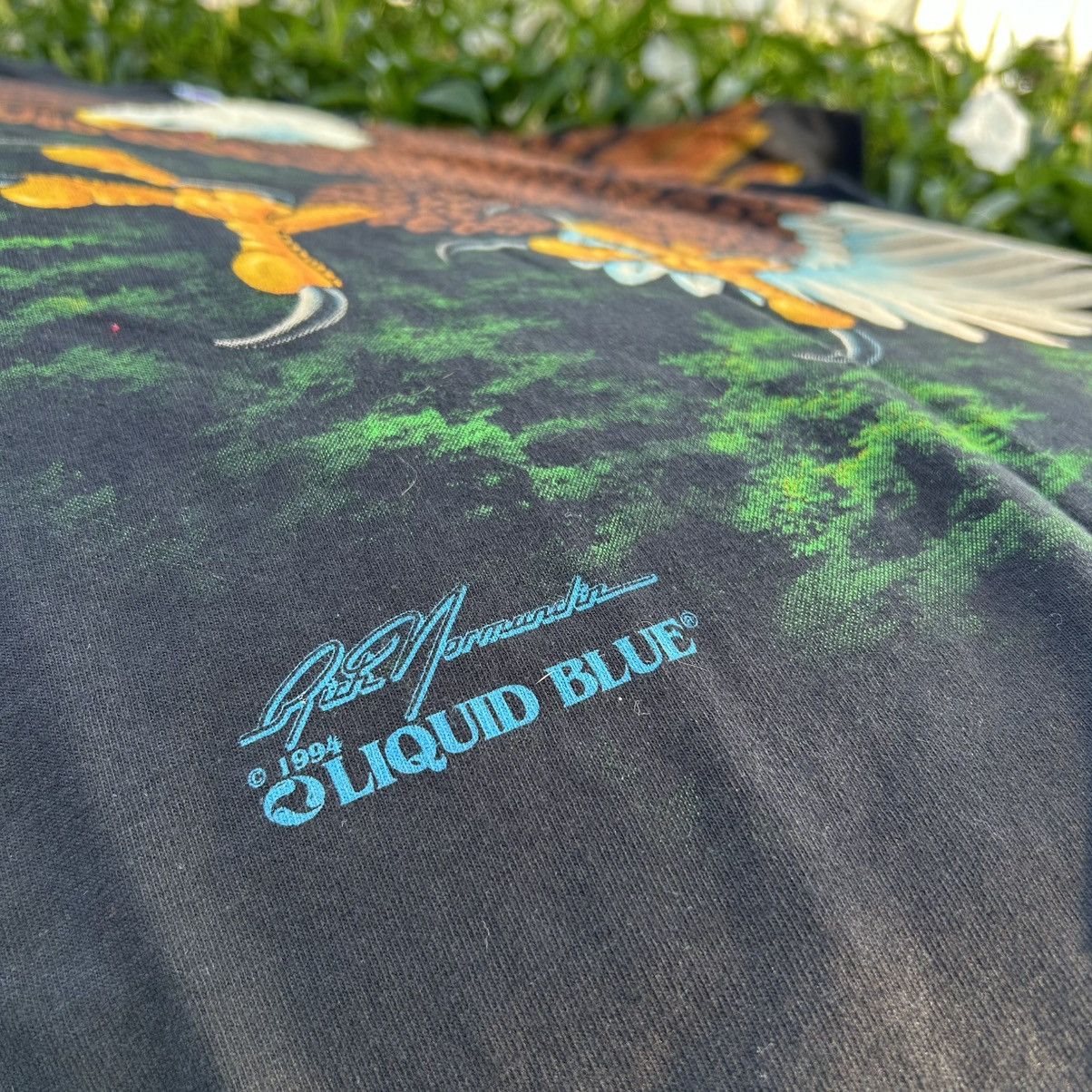 Band Tees vintage eagle liquid blue 1994 travis scott Size US XL / EU 56 / 4 - 5 Thumbnail