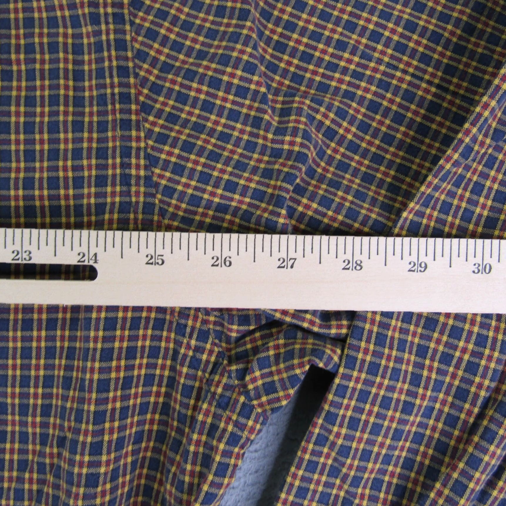 Abercrombie & Fitch VINTAGE Abercrombie & Fitch Shirt Mens XL Blue Beige Plaid Twill Button Up Y2K Size US XL / EU 56 / 4 - 6 Thumbnail
