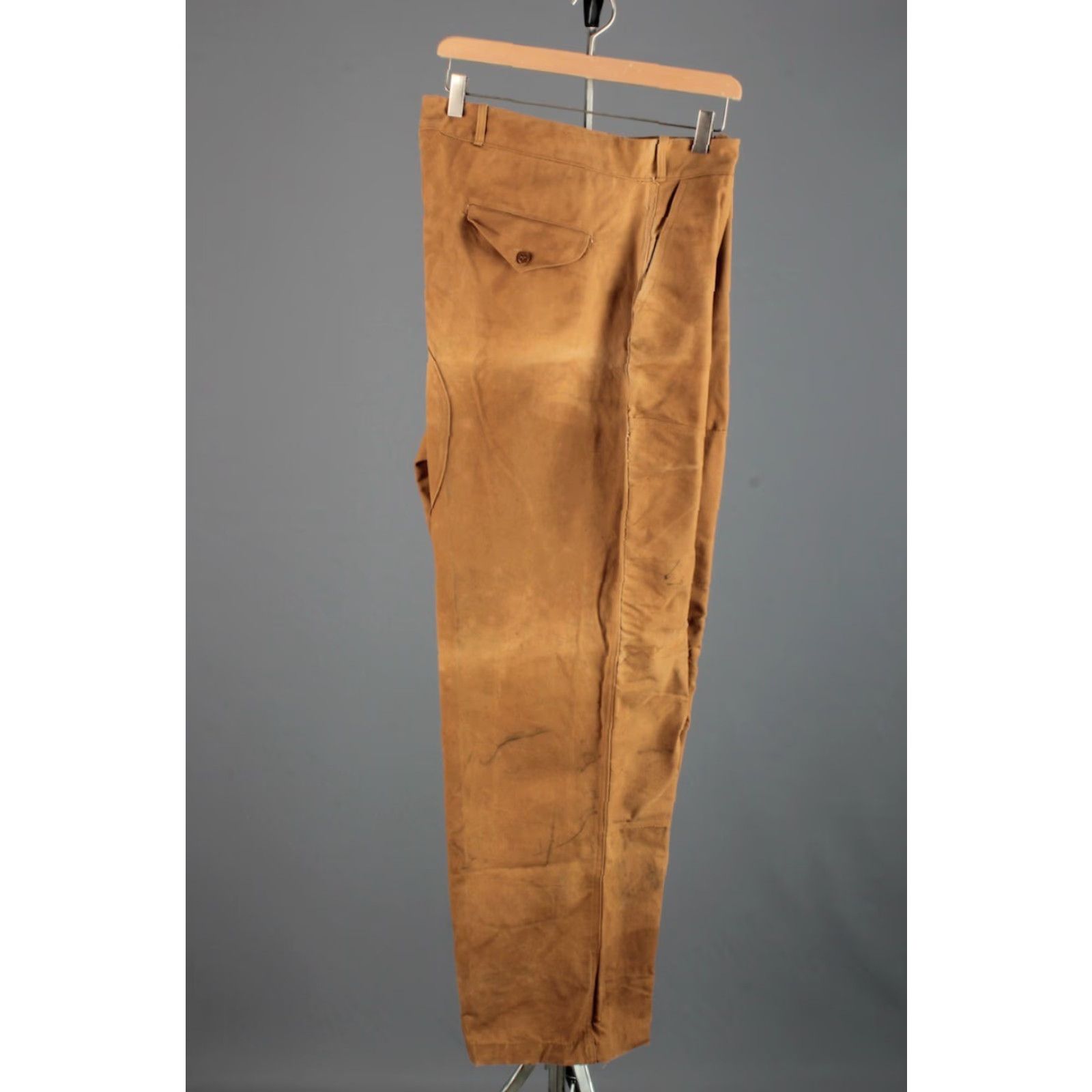 Vintage Red Head Hunting Pants 1940s 1950s Canvas Khaki 45x32 Mens 40s 50s Vtg Size US 44 / EU 60 - 3 Thumbnail