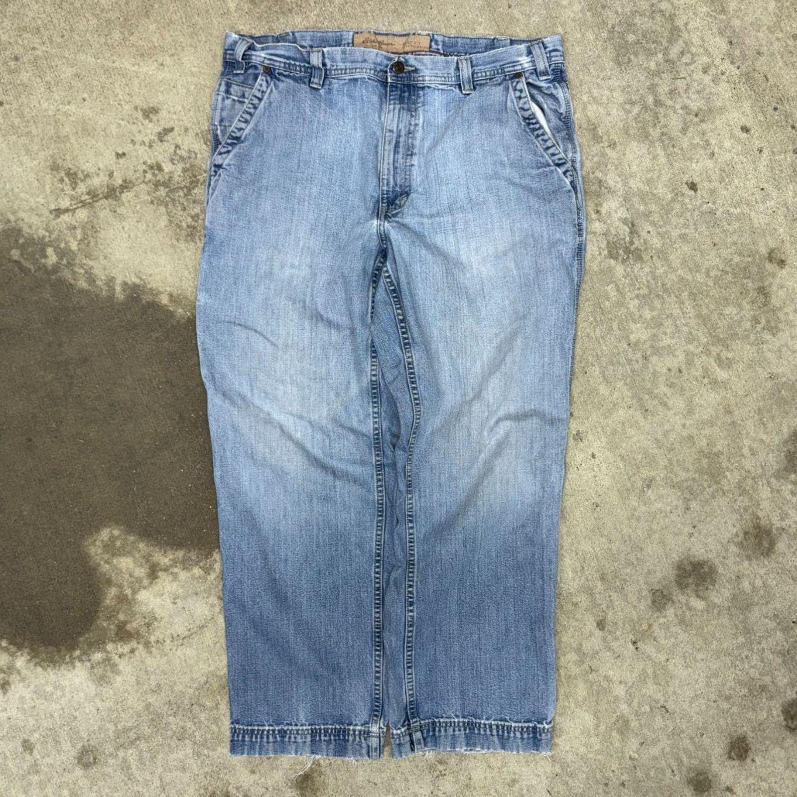 Eddie Bauer Vintage y2k eddie bauer Carpenter faded workwear 90s jeans Size US 36 / EU 52 - 2 Thumbnail