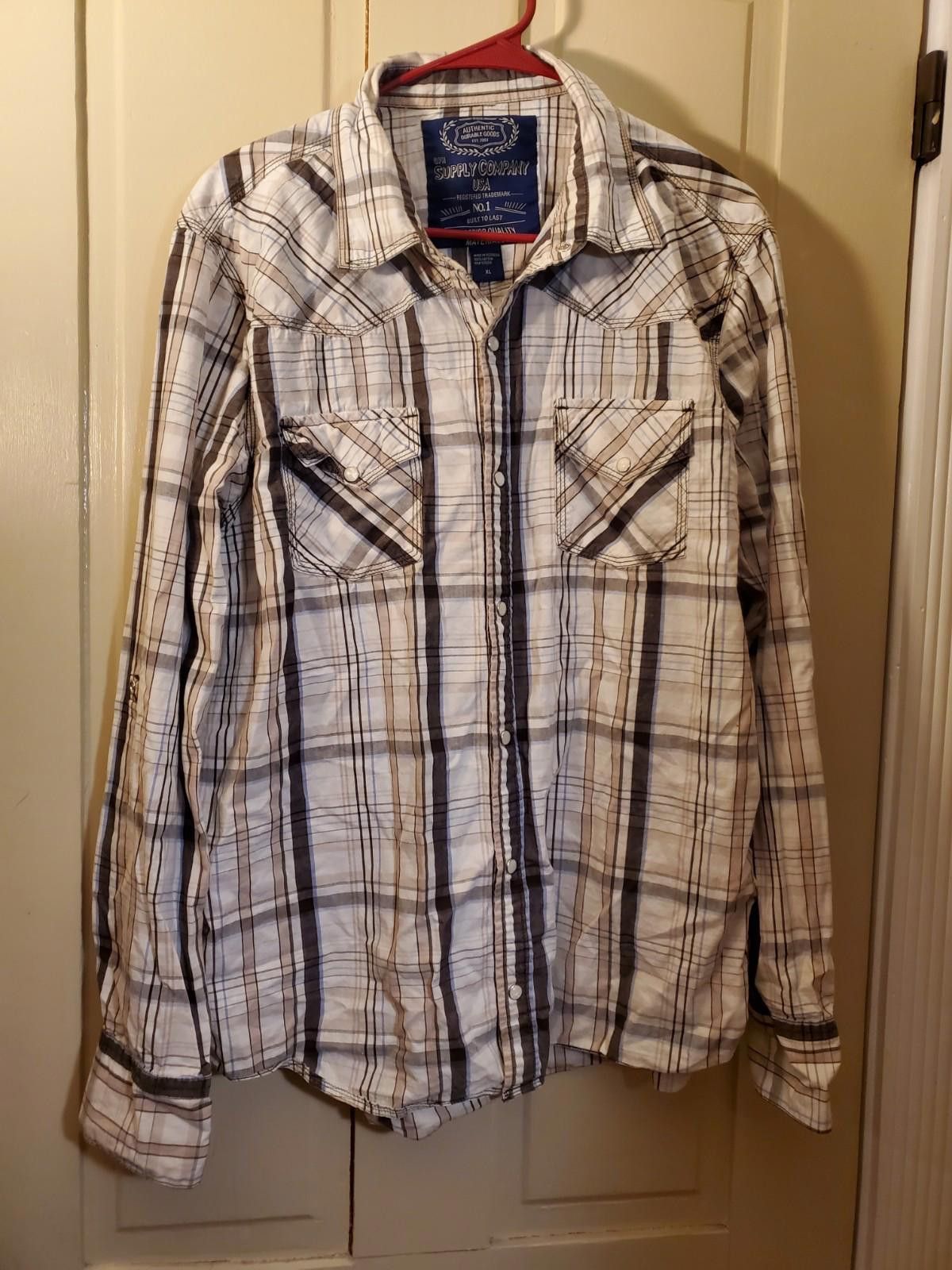Designer Authentic Durable goods Supply Western Pearl Buttonsnap Xl Size US XL / EU 56 / 4 - 1 Thumbnail