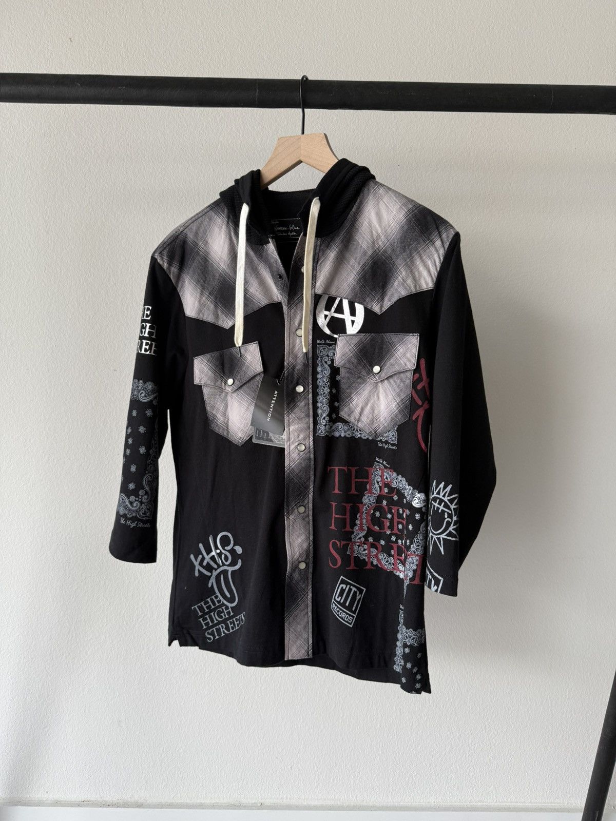 Number (N)ine Number (N)ine SS07 The High Streets / THS Button Up Shirt Size US M / EU 48-50 / 2 - 10 Thumbnail