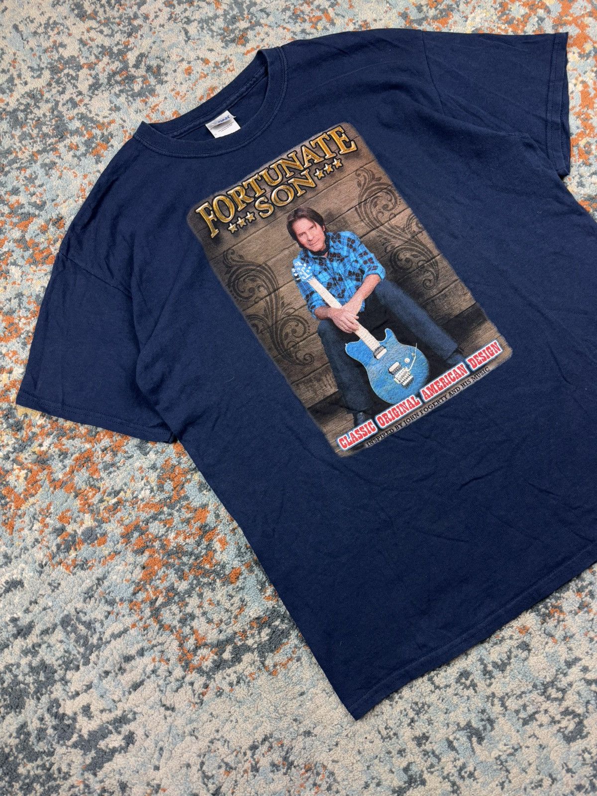 Band Tees × Vintage Vintage 00s John Fogerty fortunate son graphic band tee Size US L / EU 52-54 / 3 - 2 Thumbnail