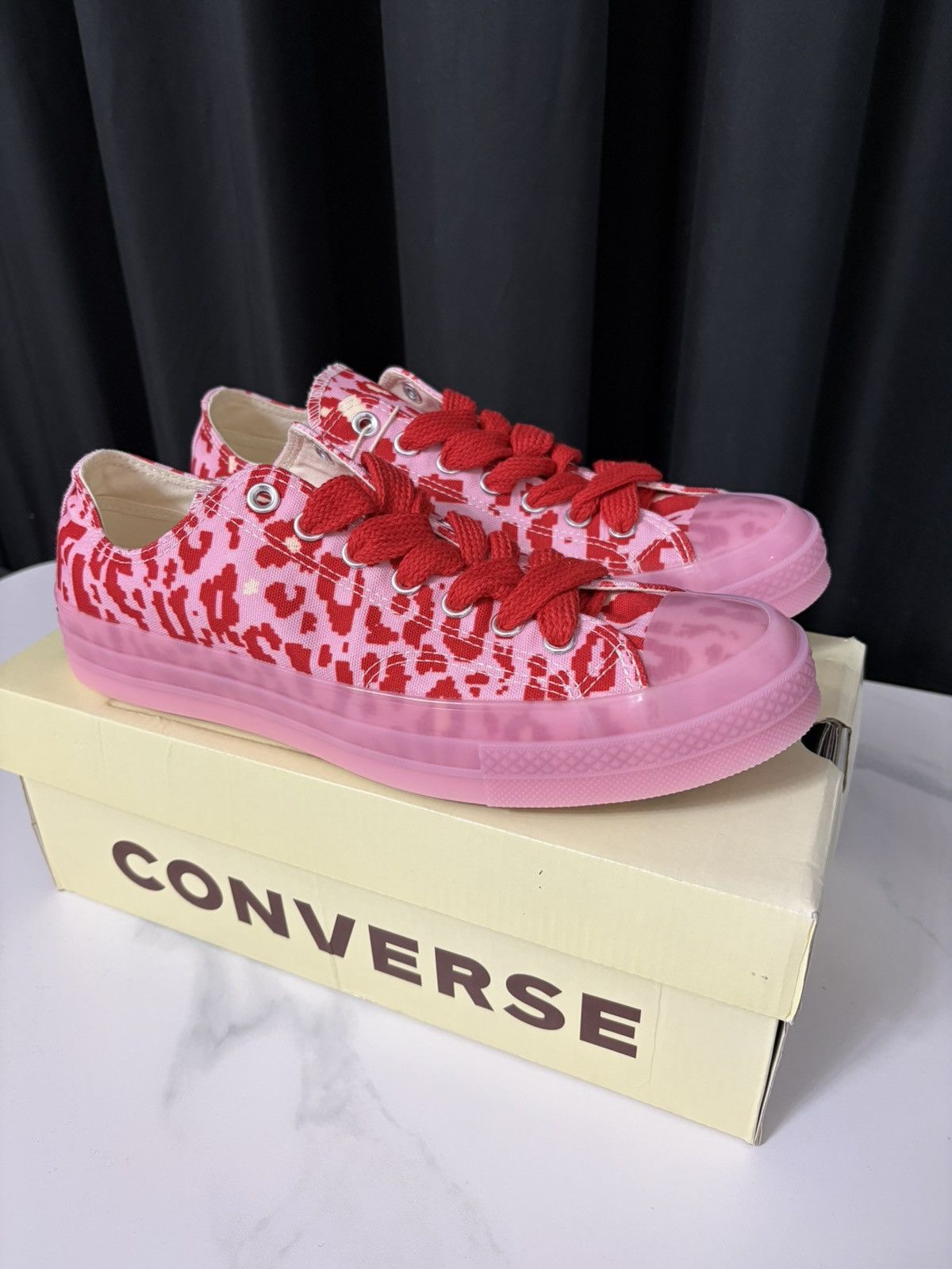 Converse × Golf le Fleur CONVERSE X GOLF LE FLEUR CHUCK TAYLOR PINK SIZE 43 NEW Size US 9.5 / EU 42-43 - 1 Thumbnail