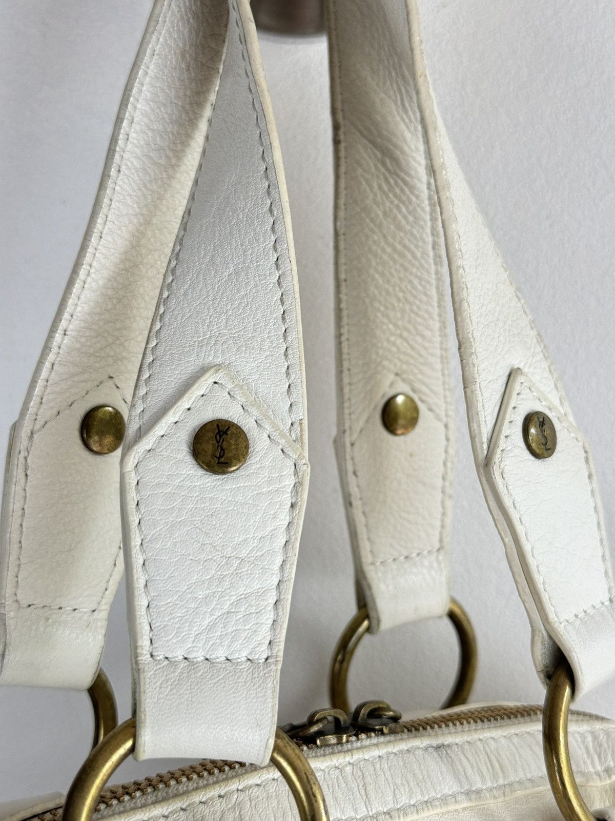 Leather × Yves Saint Laurent Leather bag Yves Saint Laurent original casual luxury item Size ONE SIZE - 2 Thumbnail