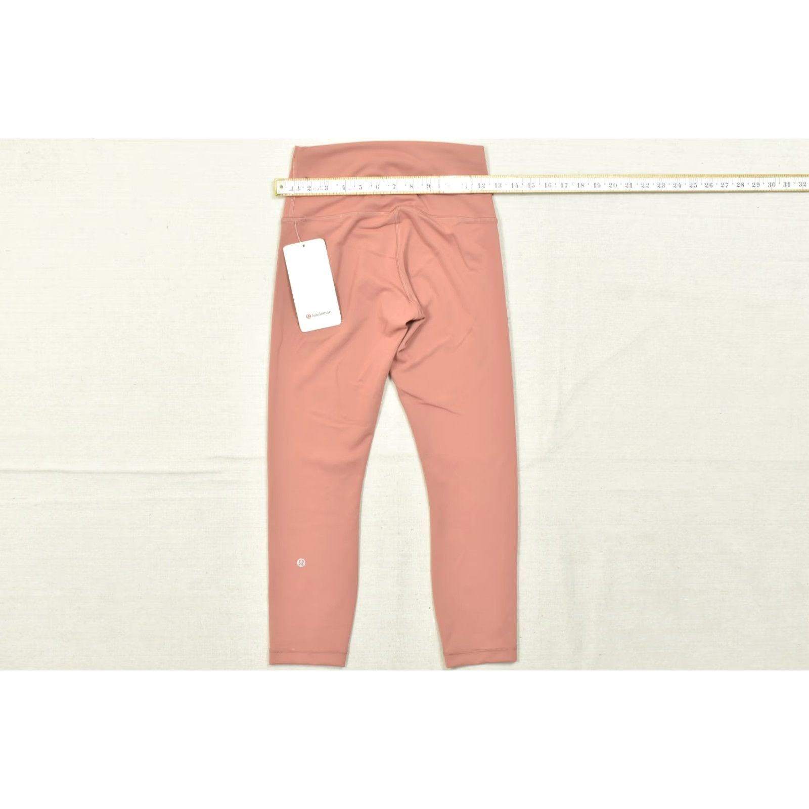 Lululemon Lululemon Wunder Train High Rise Crop 23 Everlux Leggings Brier Rose Size 6 Pink Womens Cropped Size 28" / US 6 / IT 42 - 3 Thumbnail