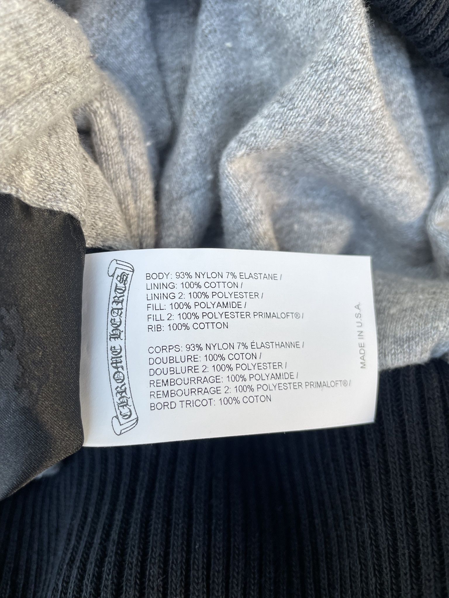 Chrome Hearts Chrome Hearts Reversible Jacquard Nylon Puffy Zip Jacket Size US L / EU 52-54 / 3 - 6 Thumbnail