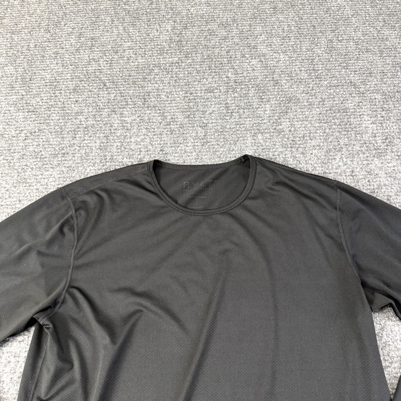 Vintage BYLT Shirt Mens Medium Black Long Sleeve Performance Athletic Curved Hem Tee Top Size US M / EU 48-50 / 2 - 3 Thumbnail