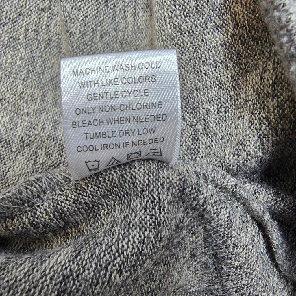 The Unbranded Brand Women's ADRIENNE VITTADINI Gray Tunic Top XL Size XL / US 12-14 / IT 48-50 - 7 Thumbnail