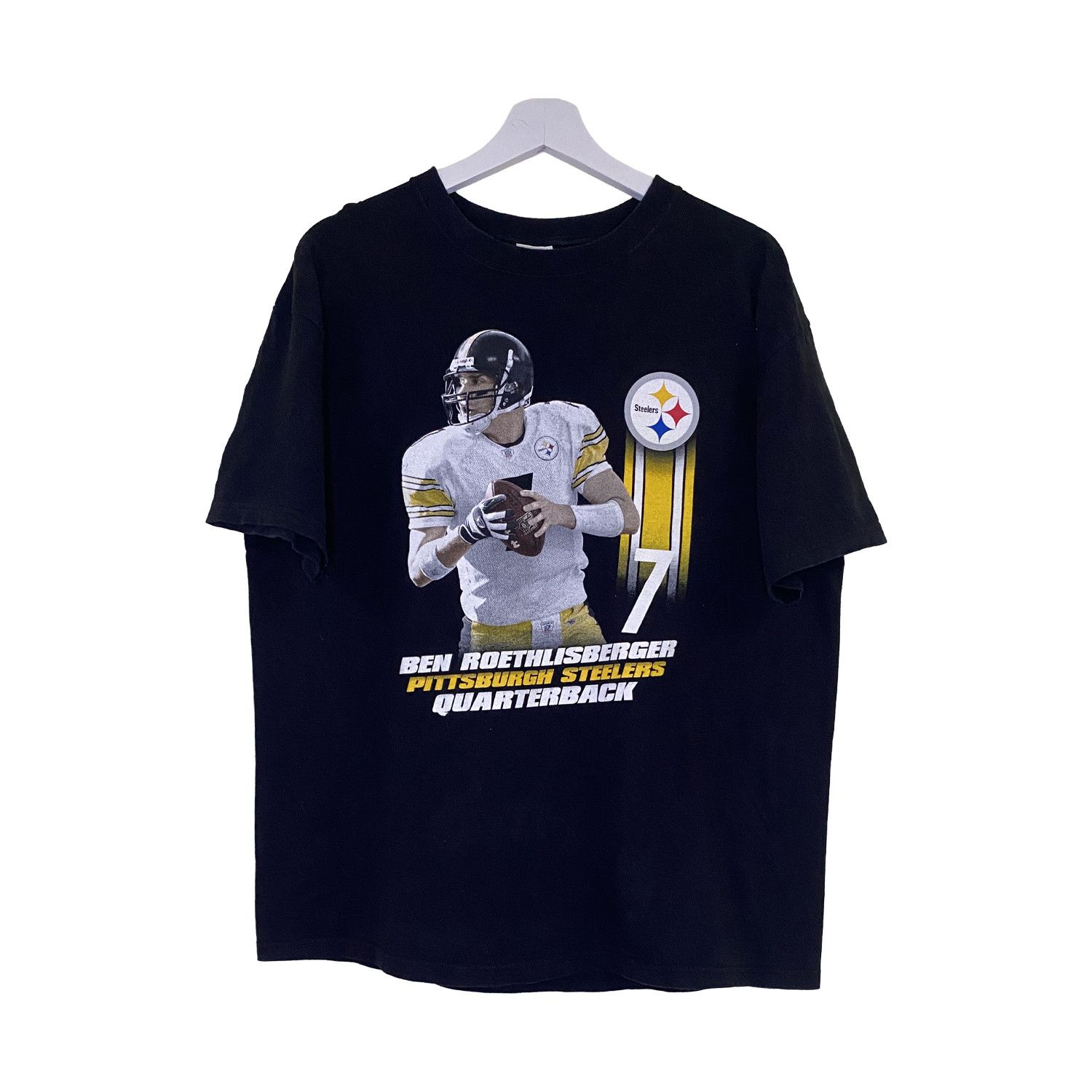 NFL 2000s Ben Roethlisberger Steelers Big Ben NFL Vintage Tee Size US L / EU 52-54 / 3 - 1 Thumbnail