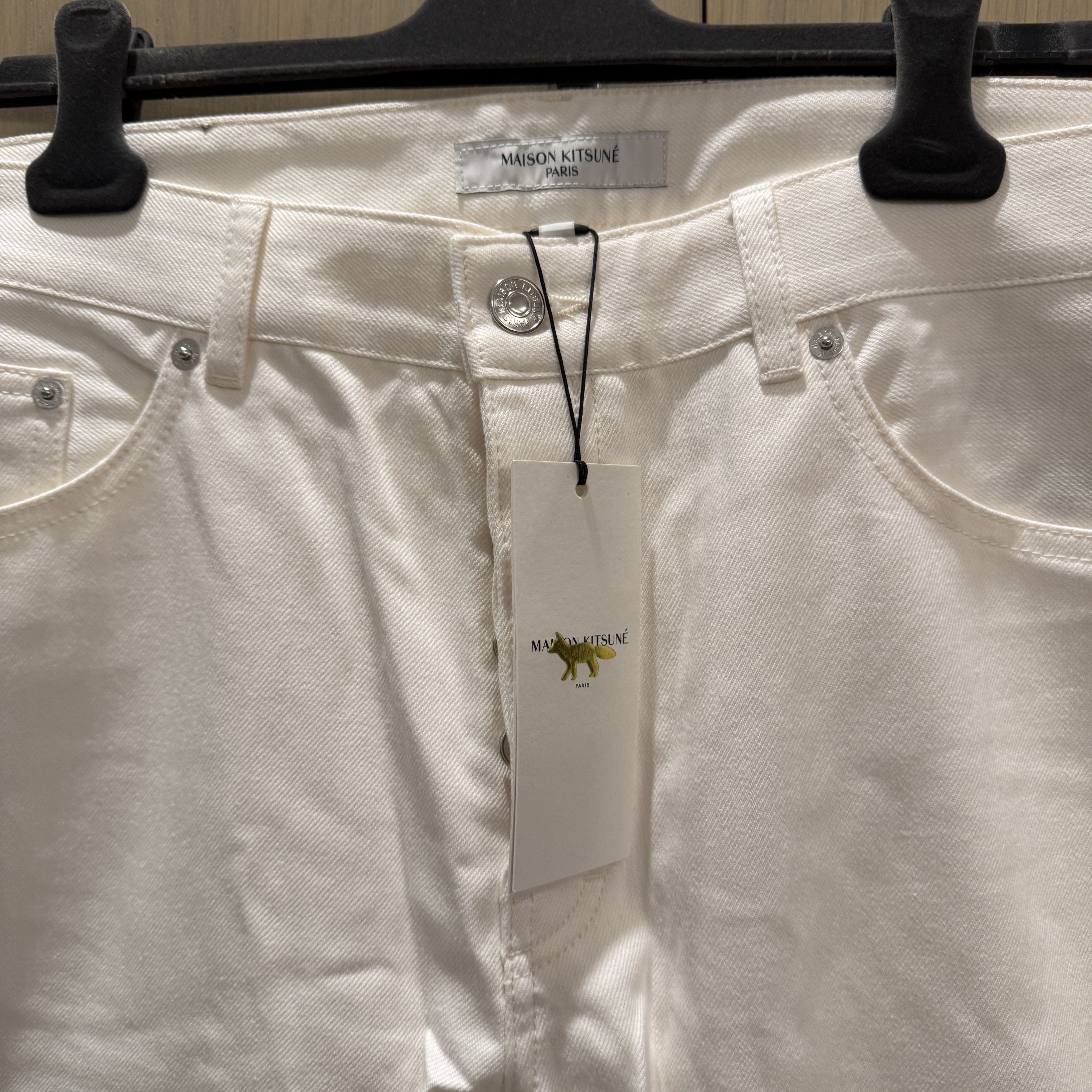 Maison Kitsune Maison Kitsuné Man Jeans - 34 - White Size US 34 / EU 50 - 2 Thumbnail