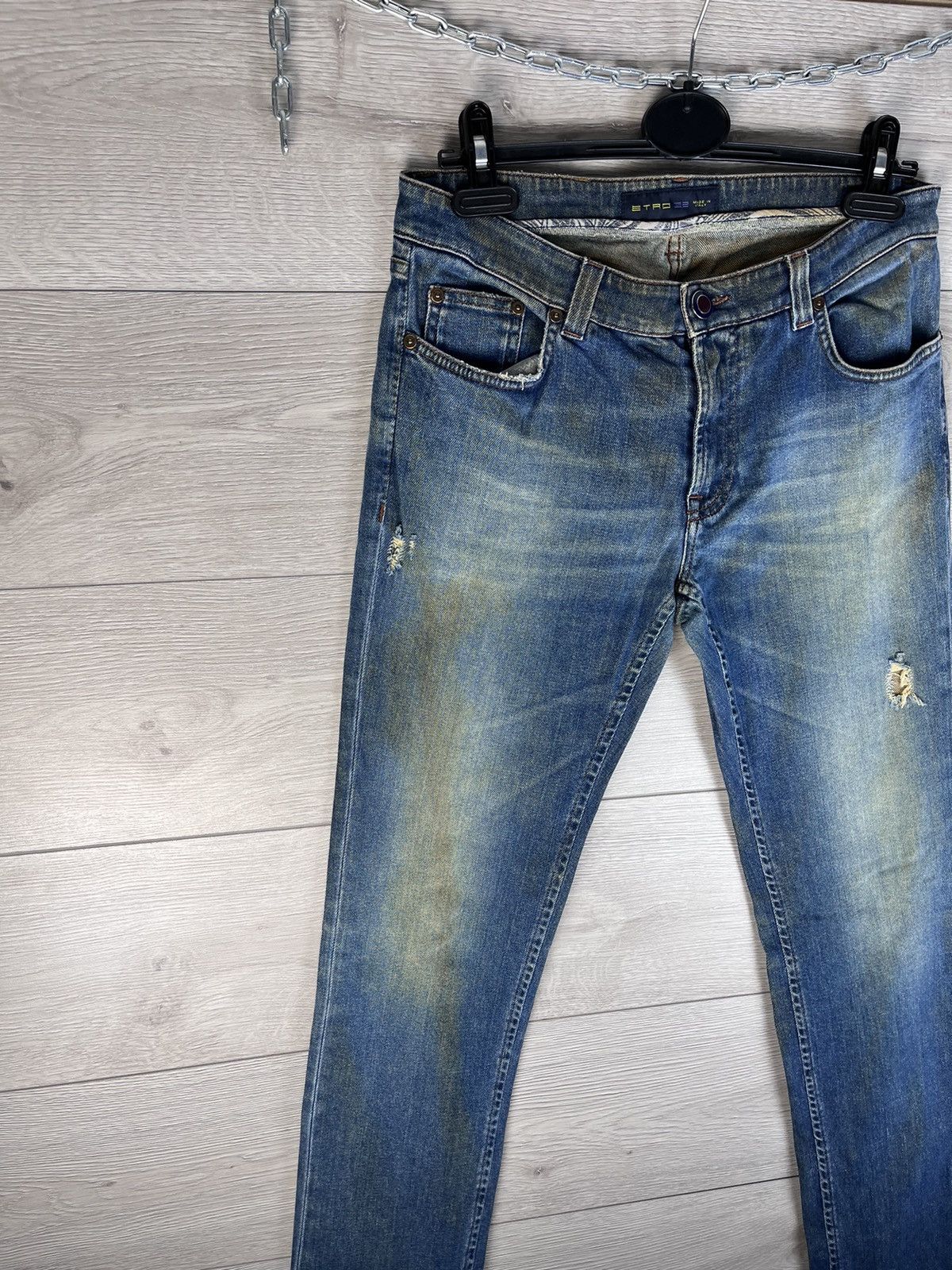 Etro Men's luxury jeans Etro Malano size 32 made in Italy 🇮🇹 Size US 32 / EU 48 - 2 Thumbnail