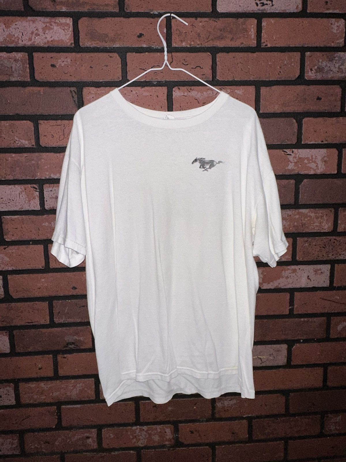 Vintage Very used vintage mustang race shirt Size US XL / EU 56 / 4 - 1 Thumbnail