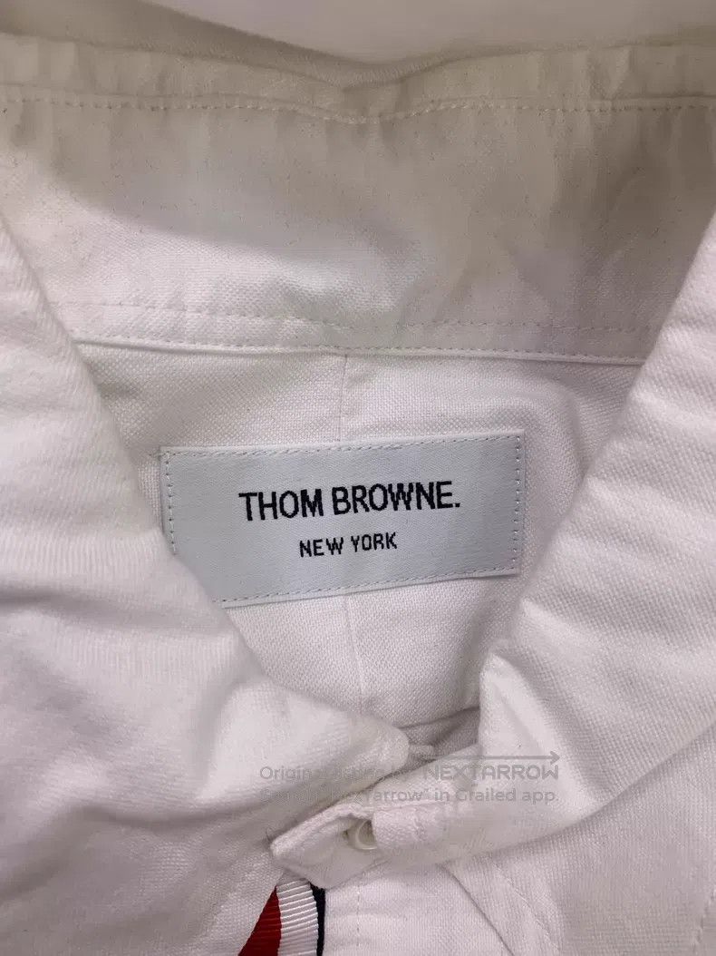 Thom Browne Thom Browne White Long Sleeve Shirt Size US XS / EU 42 / 0 - 4 Thumbnail