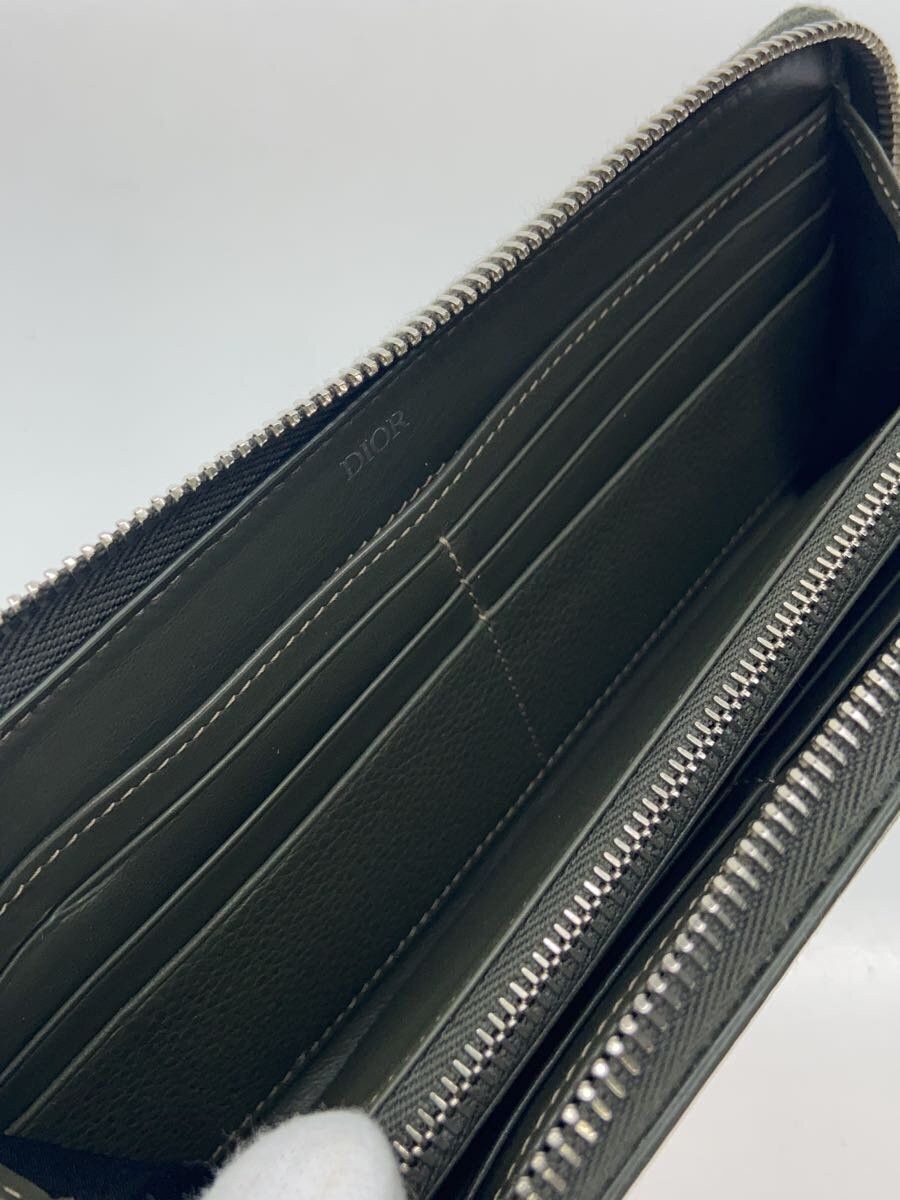 Dior Dior Leather Long Wallet Khaki Size ONE SIZE - 6 Thumbnail