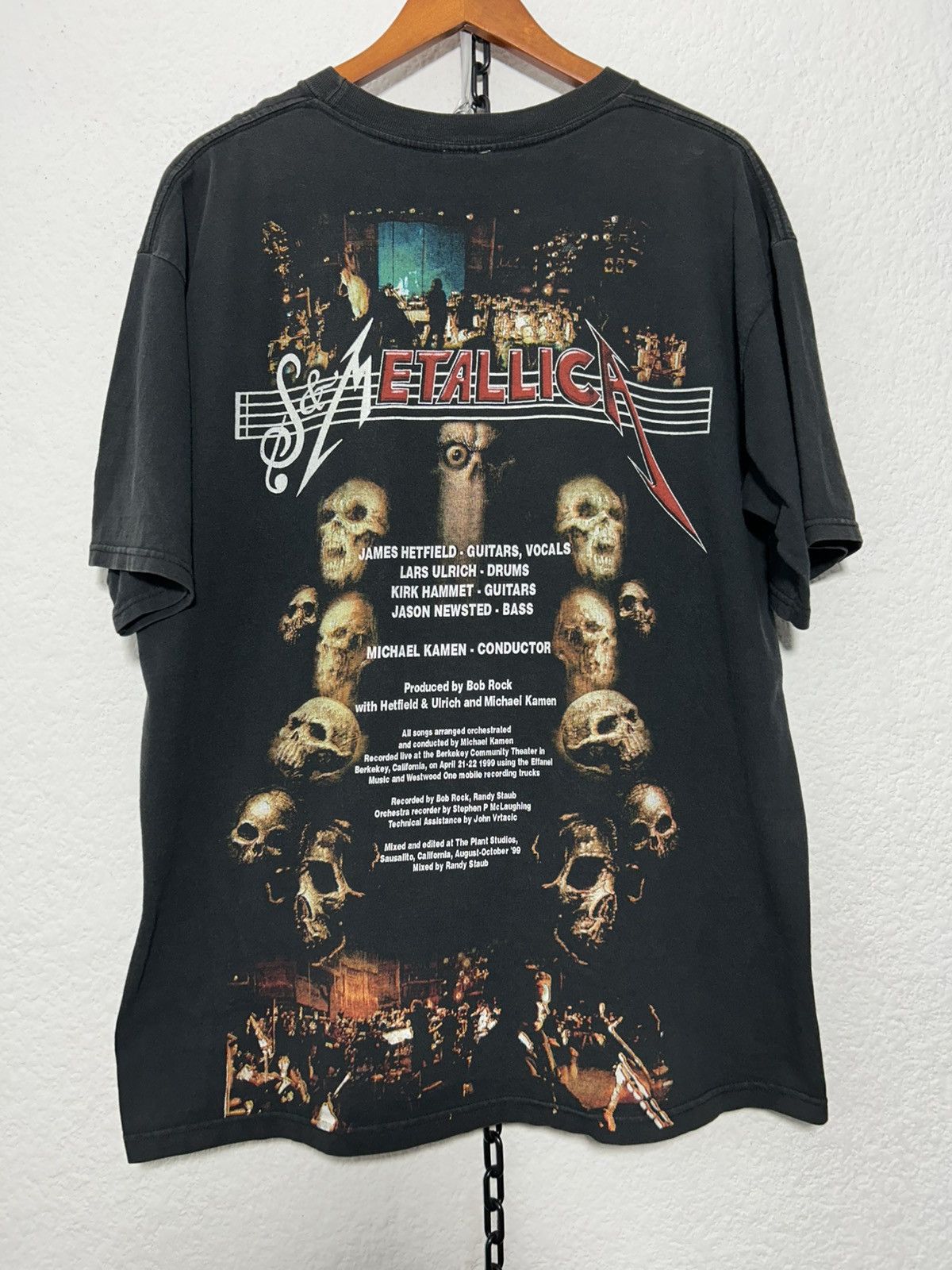 Metallica × Mexicana × Vintage 1999 Metallica “S&M” Rare Mexican Shirt Size US XL / EU 56 / 4 - 2 Thumbnail