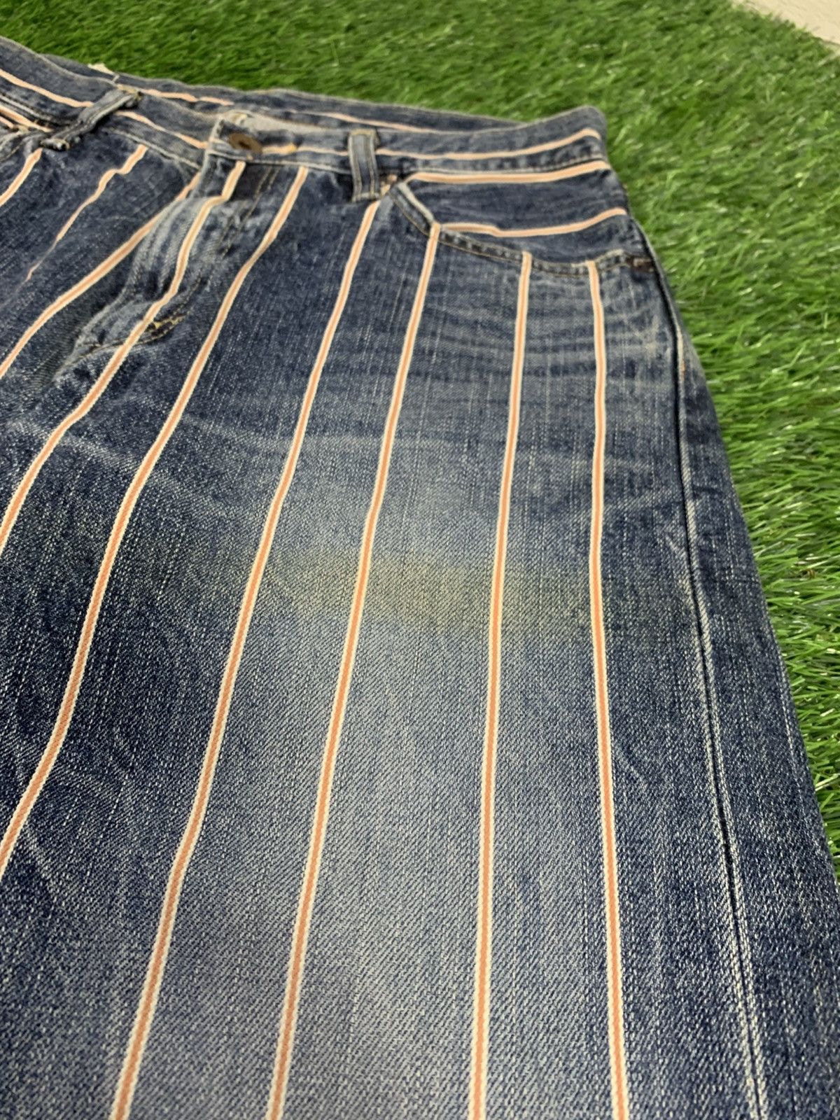Edwin × Japanese Brand × Vintage Vintage Edwin Selvedge 13oz Grand Blue denim Size US 29 - 8 Thumbnail