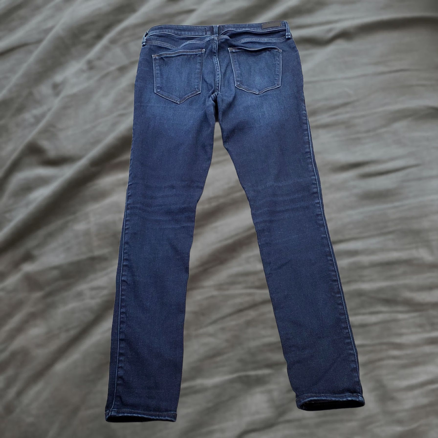 Abercrombie & Fitch Abercrombie & Fitch Womens Jeans 29/8 Blue Denim Harper Low Rise Stretch Skinny Regular Size 8 WW Men? Size 30" / US 8 / IT 44 - 1 Thumbnail