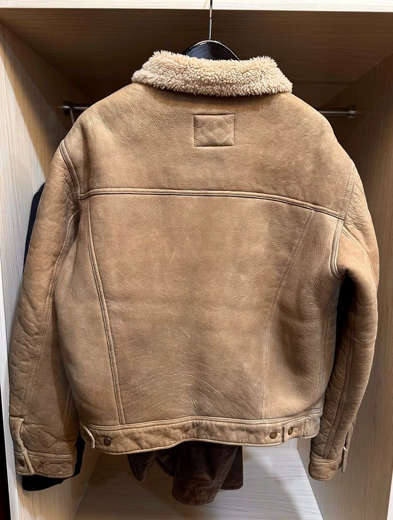 RRL Ralph Lauren RRL Ralph Lauren TYPE3 Storm Knight Jacket Sheepskin and F Size US S / EU 44-46 / 1 - 8 Thumbnail