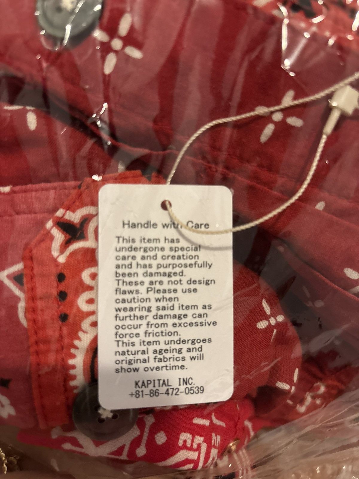 Japanese Brand × Kapital Kapital Paisley Red Bandana Button Up Shirt Size S / US 4 / IT 40 - 5 Thumbnail