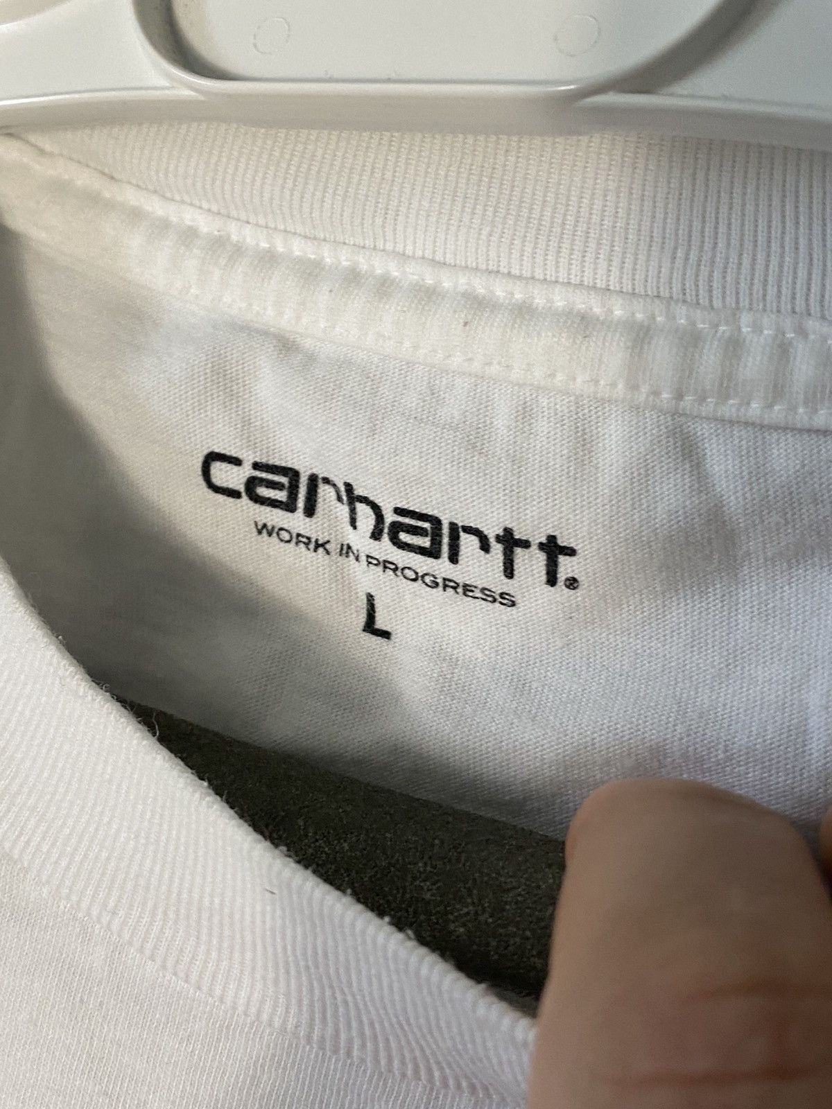 Carhartt Carhartt work in progress T-shirt Big Logo Hype Size US L / EU 52-54 / 3 - 3 Thumbnail