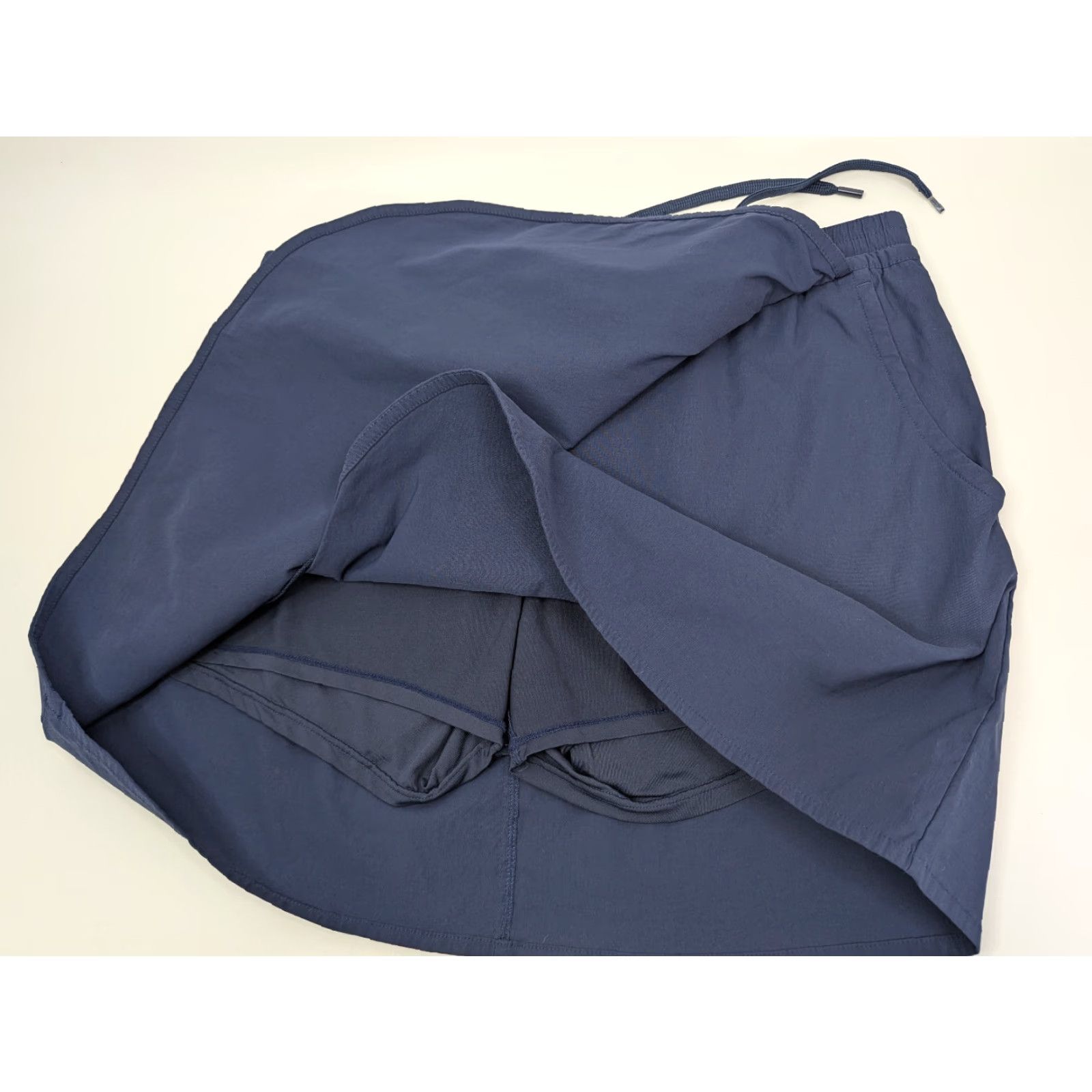 Eddie Bauer Eddie Bauer Skirt Womens L Tulip Hem Hiking Cargo Navy Brown Short Athletic Size 36" / US 14 / IT 50 - 2 Thumbnail